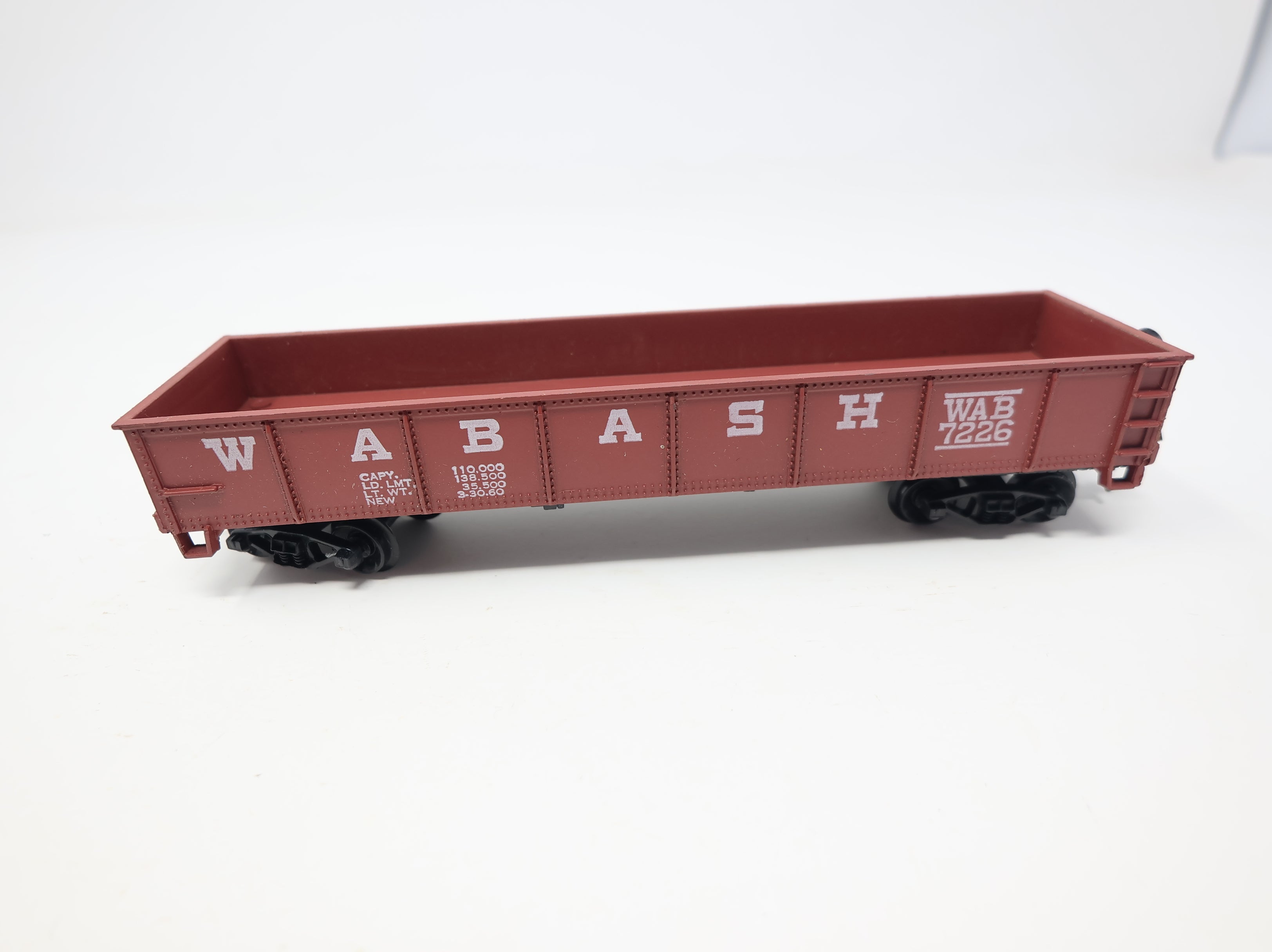 USED HO Scale 40' Gondola Wabash #7226