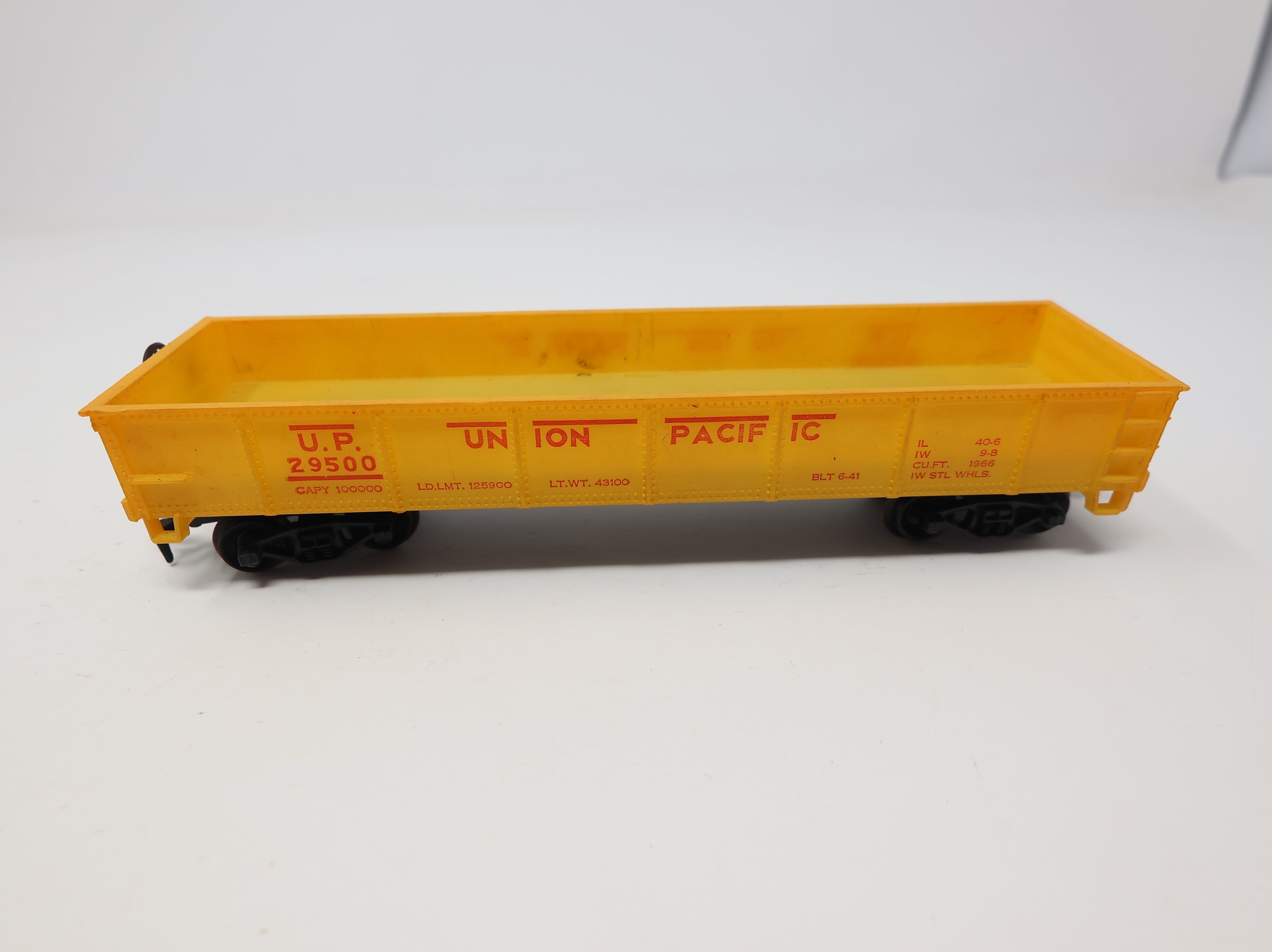 USED Life-Like HO Scale 40' Gondola Union Pacific UP #29500