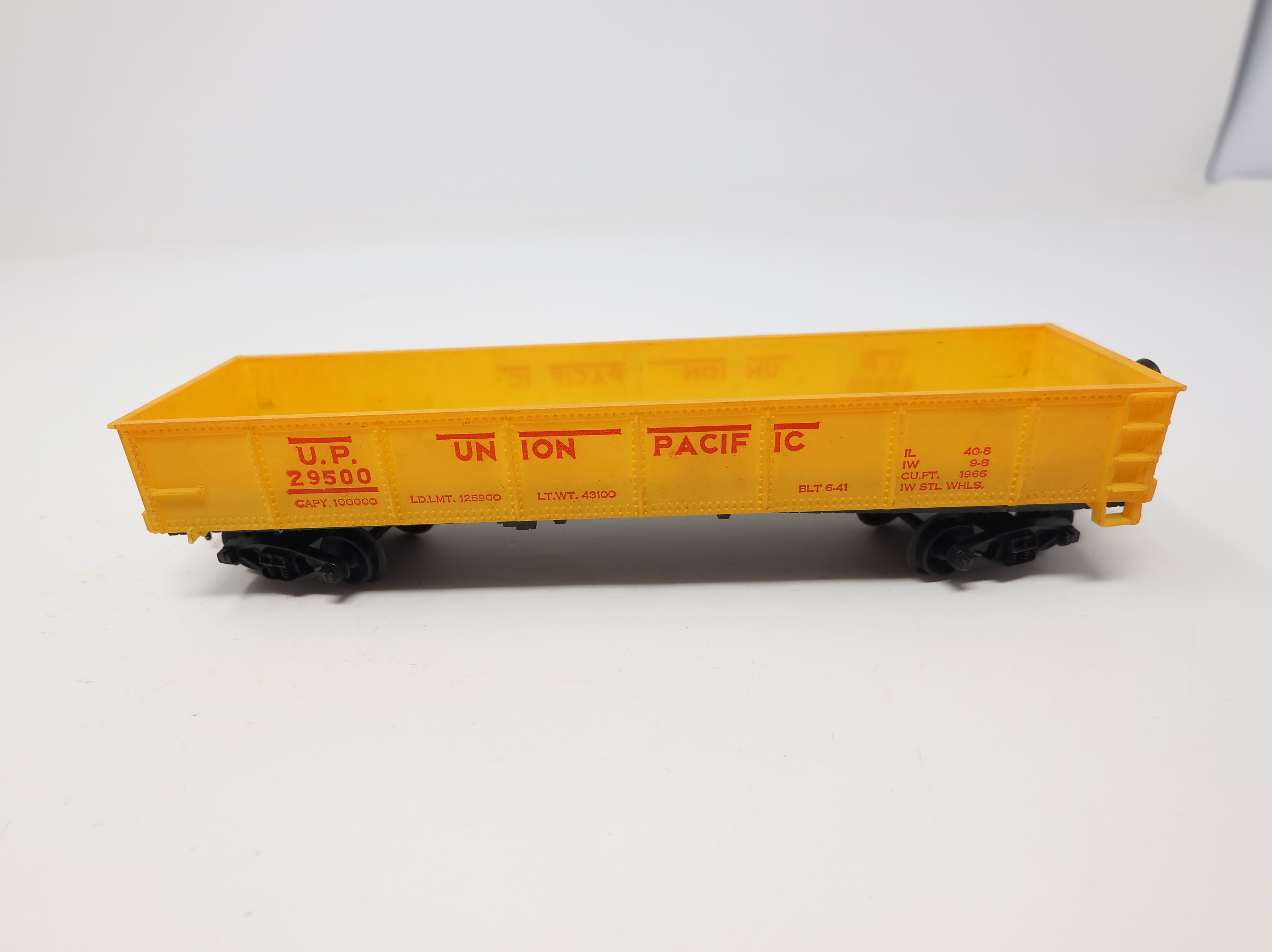 USED Life-Like HO Scale 40' Gondola Union Pacific UP #29500