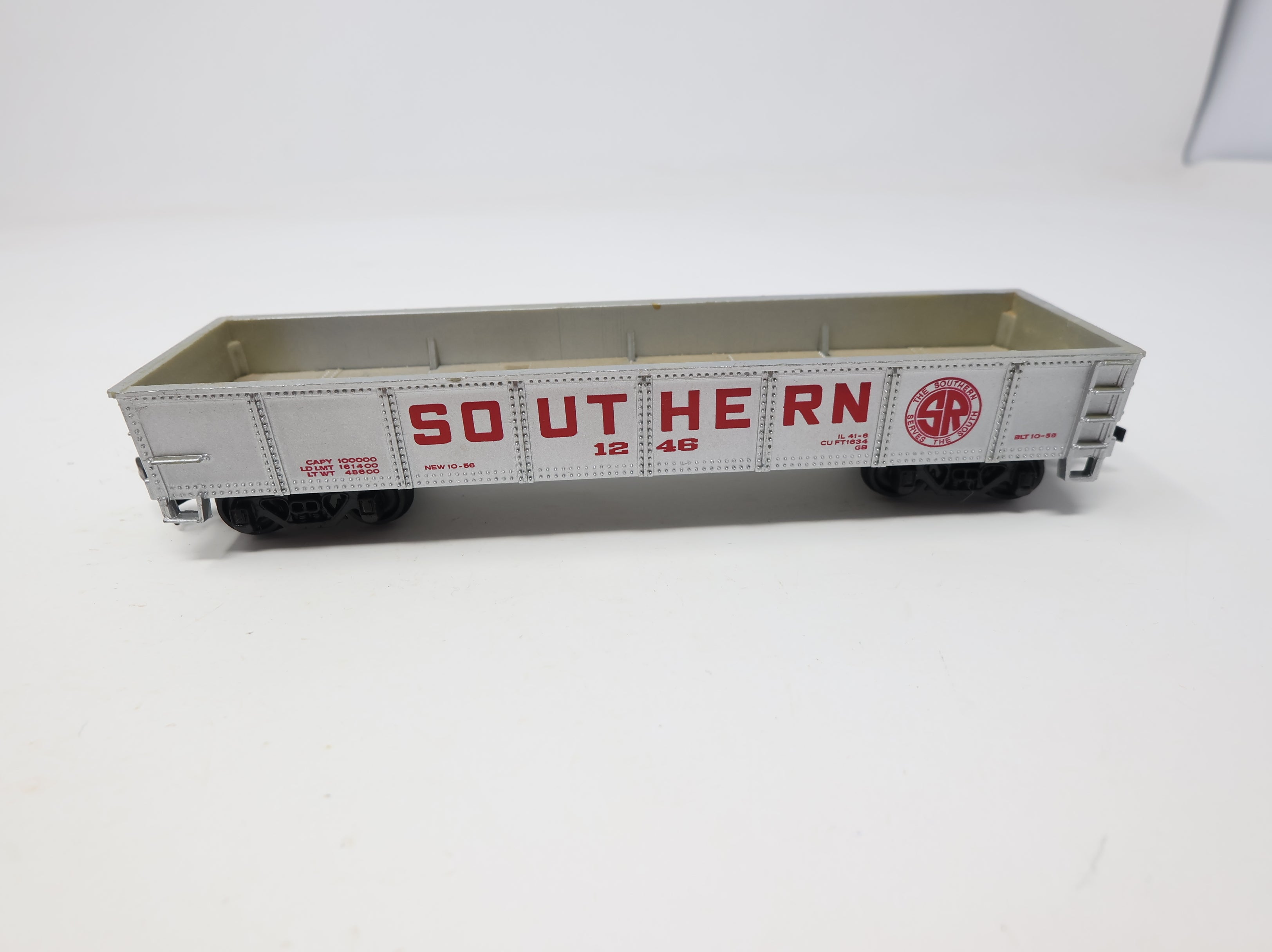 USED Bachmann HO Scale 40' Gondola Southern #1246