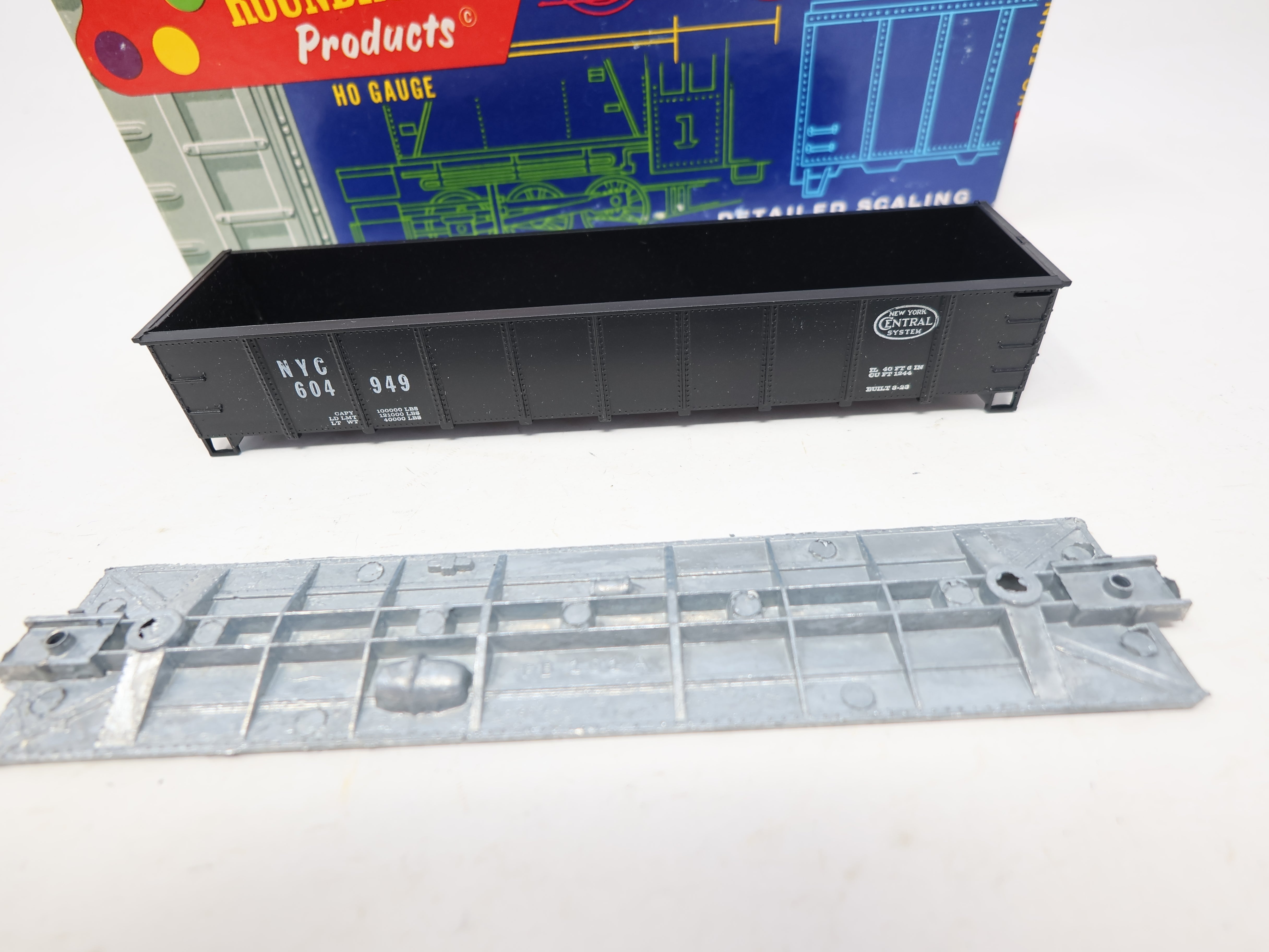 USED Roundhouse 1346 HO Scale, Gondola, New York Central NYC #604949 (KIT)