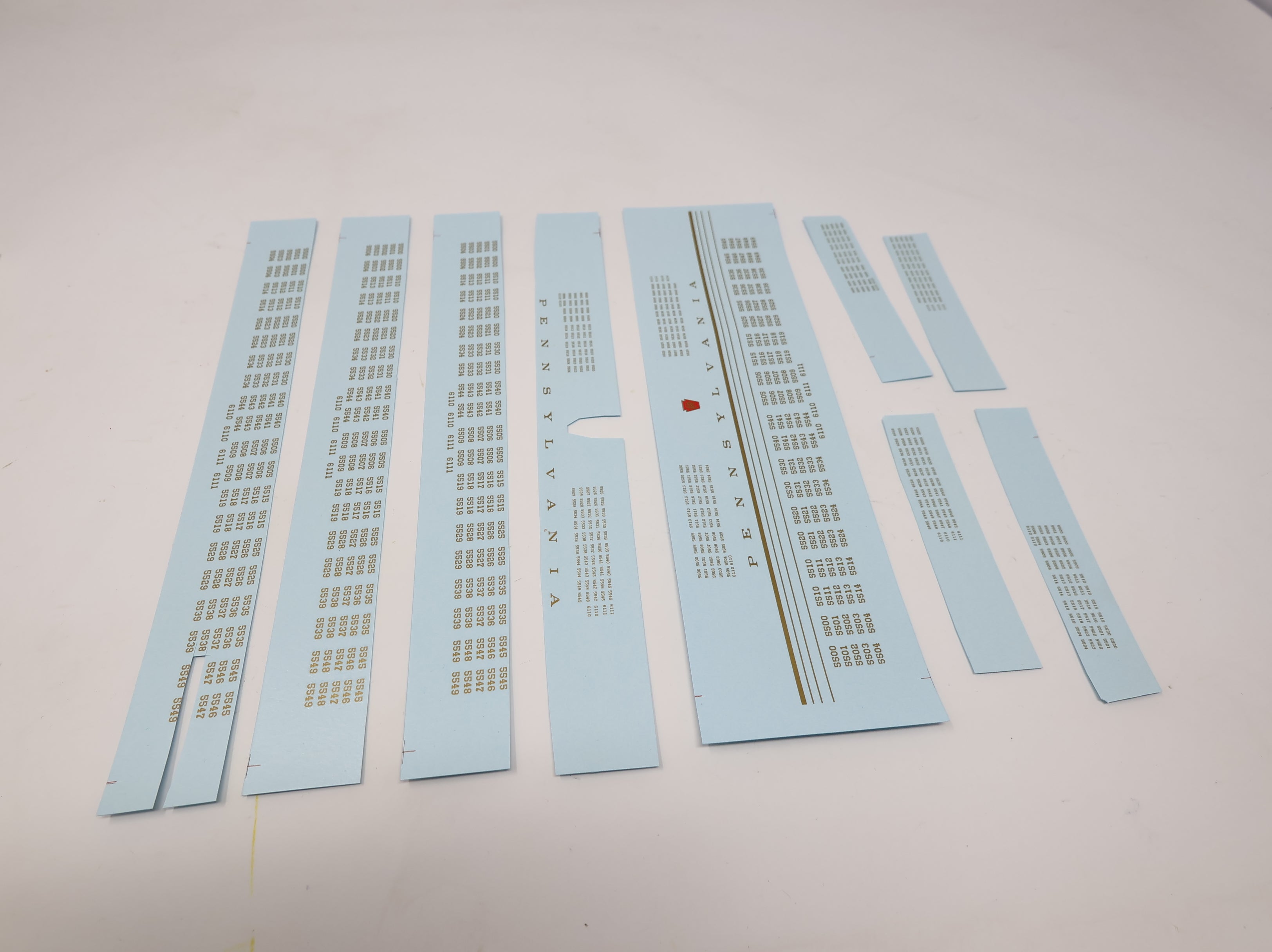 USED HO Scale Lot of PRR Decals