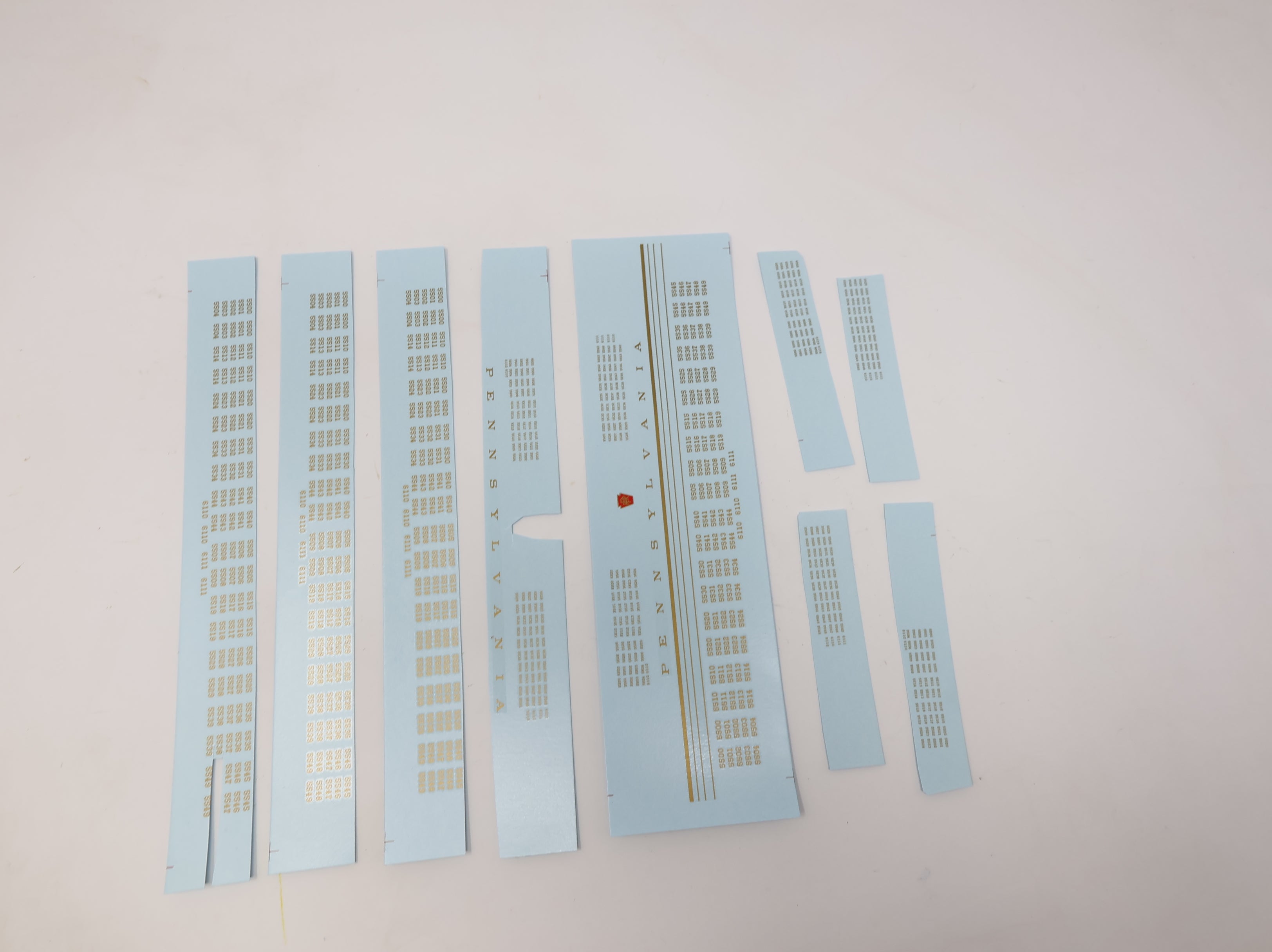 USED HO Scale Lot of PRR Decals