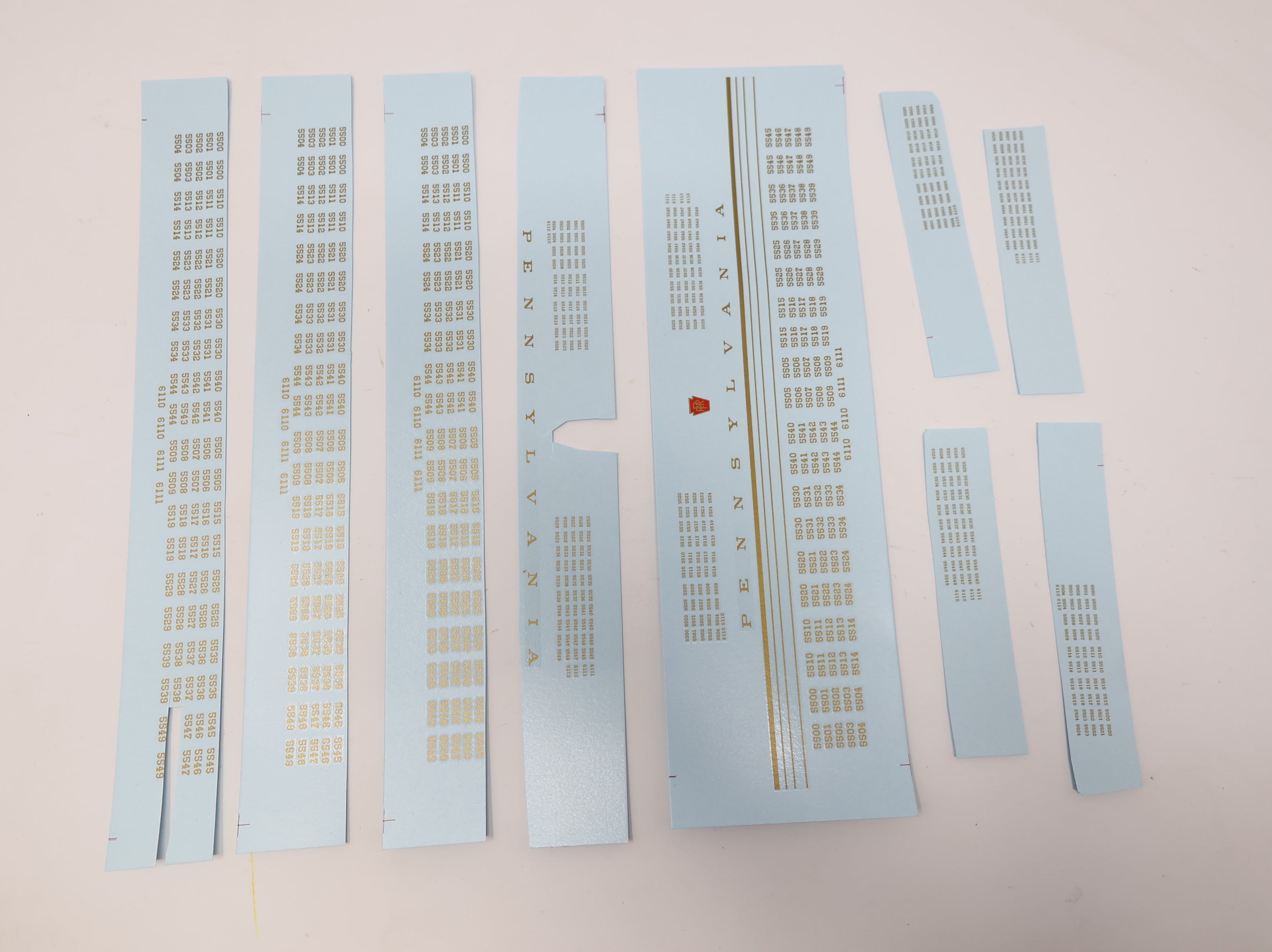 USED HO Scale Lot of PRR Decals