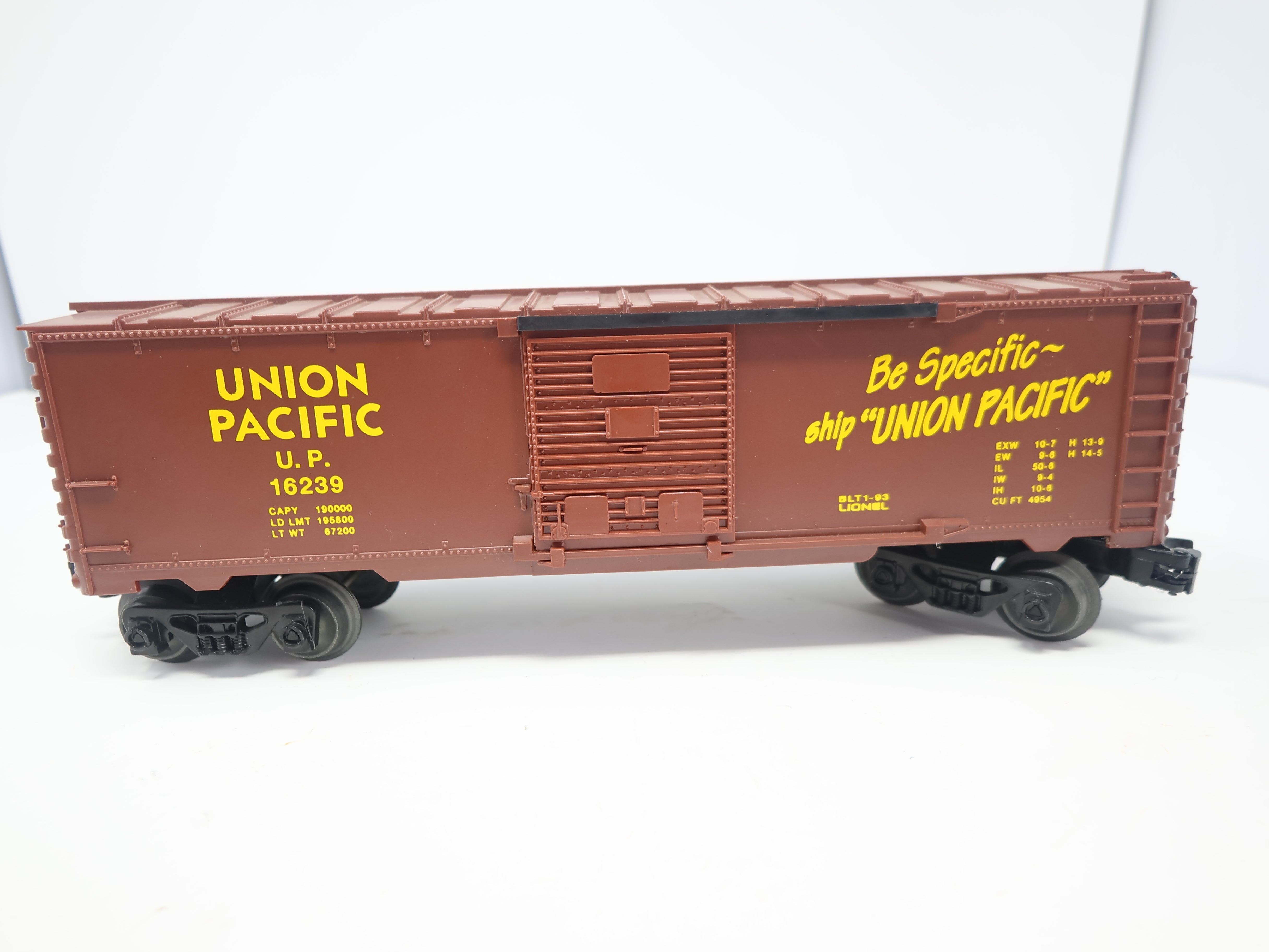 USED Lionel O, Box Car, Union Pacific UP #16239