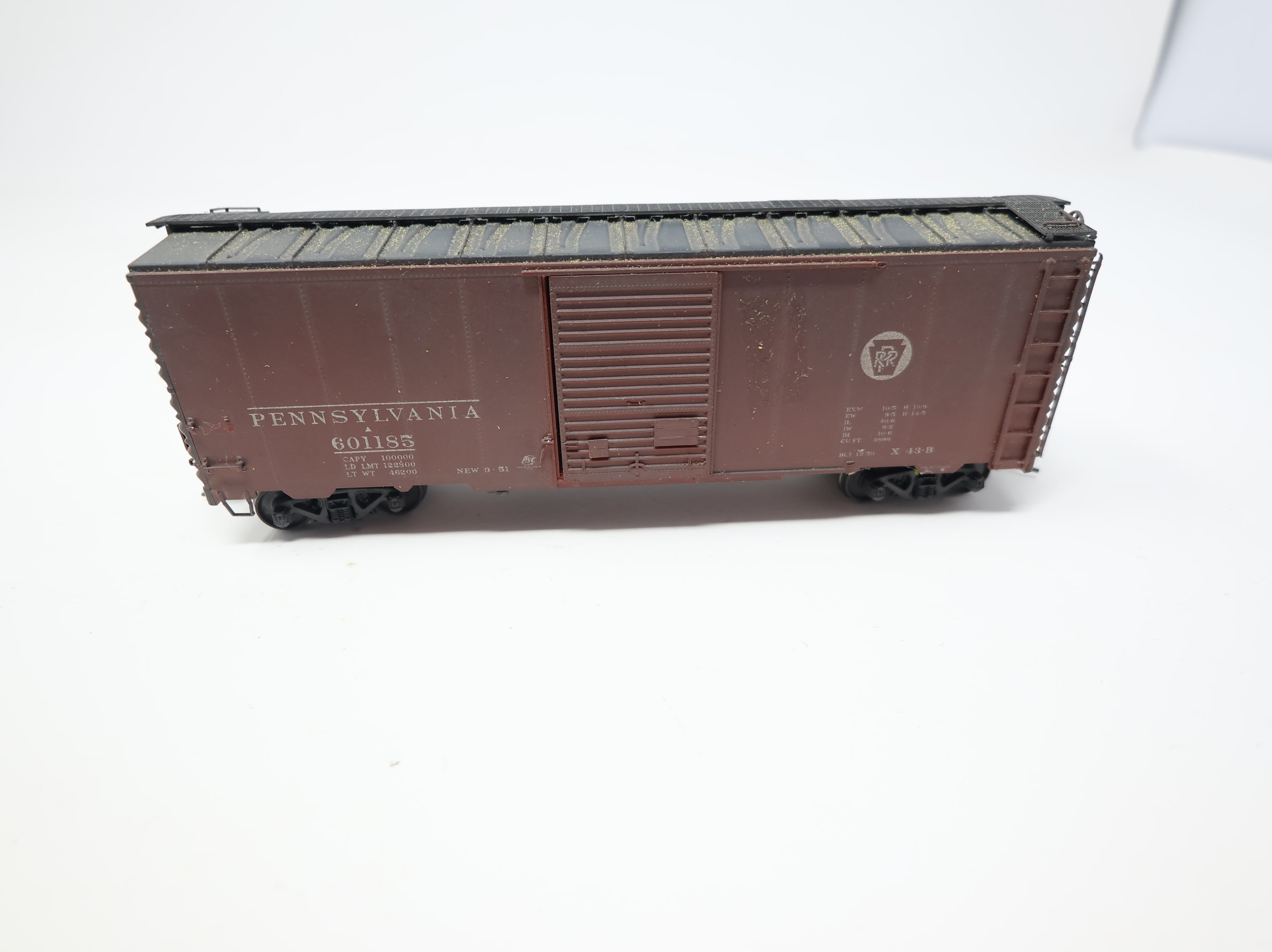 USED Branchline HO Scale 40' Box Car Pennsylvania #601185