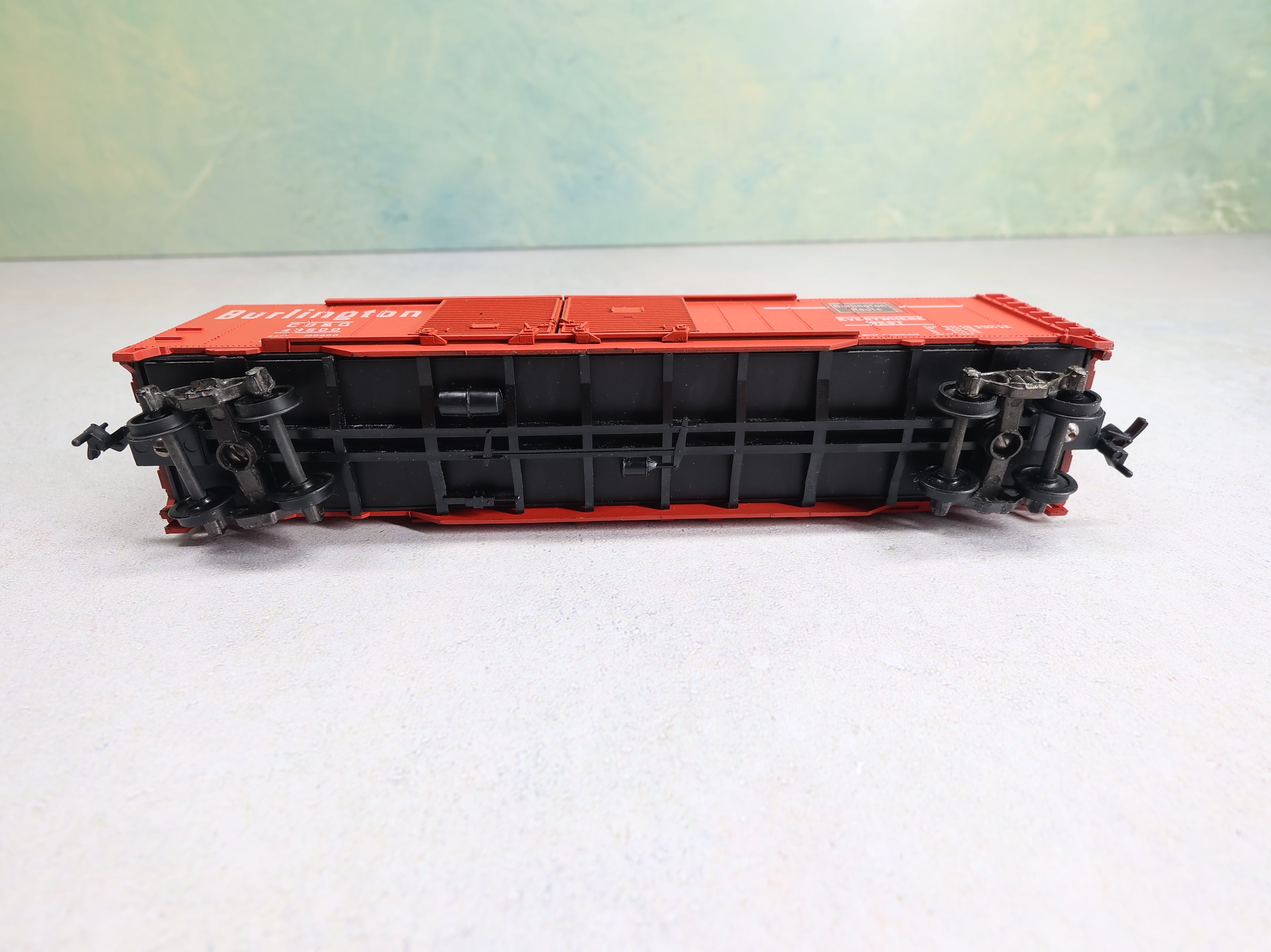 USED Athearn HO Scale 50' Steel DD Box Car Burlington CB&Q #43500