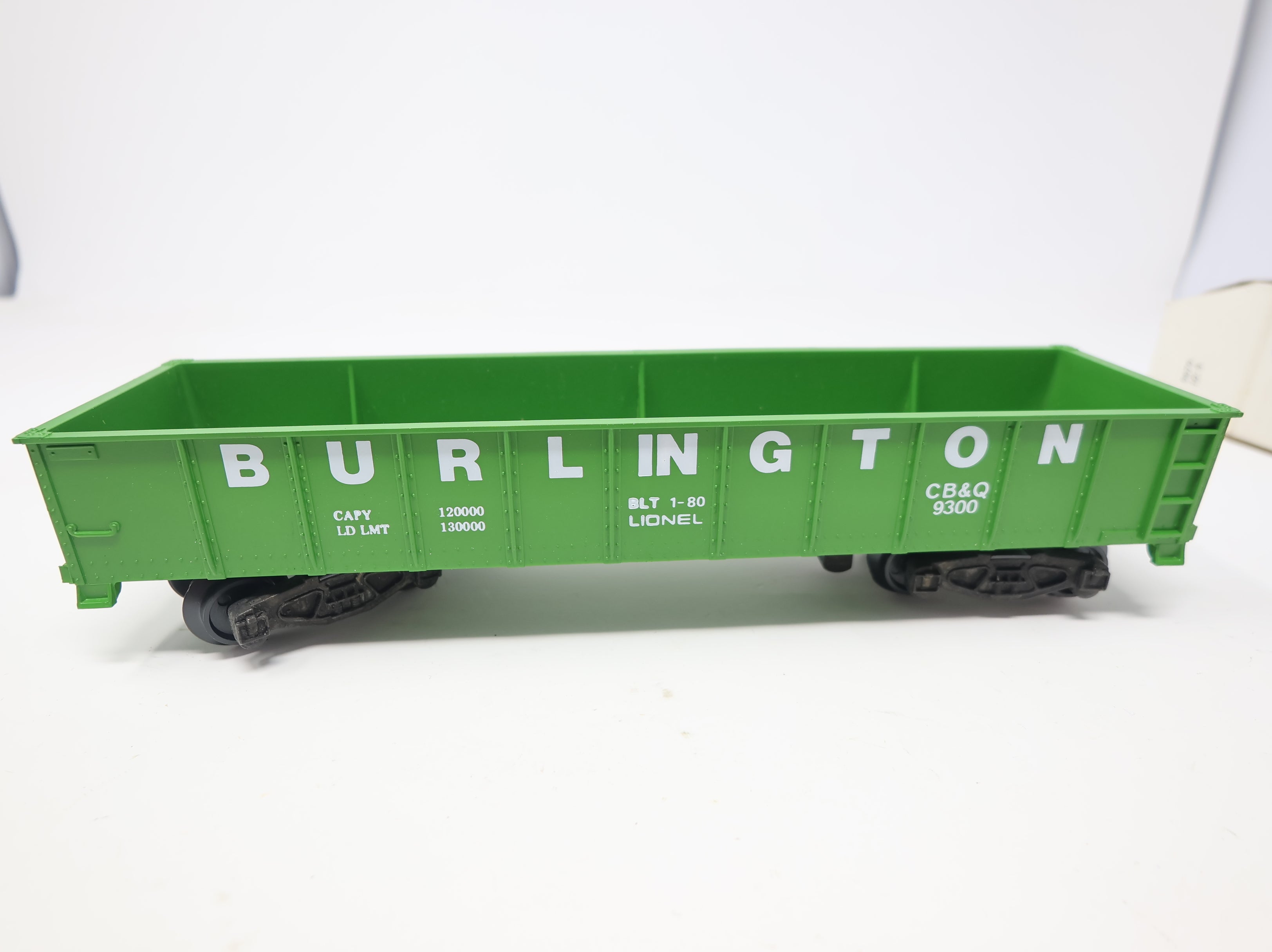 USED American Flyer 2702887 S Scale Gondola Burlington Northern CB&Q #9300