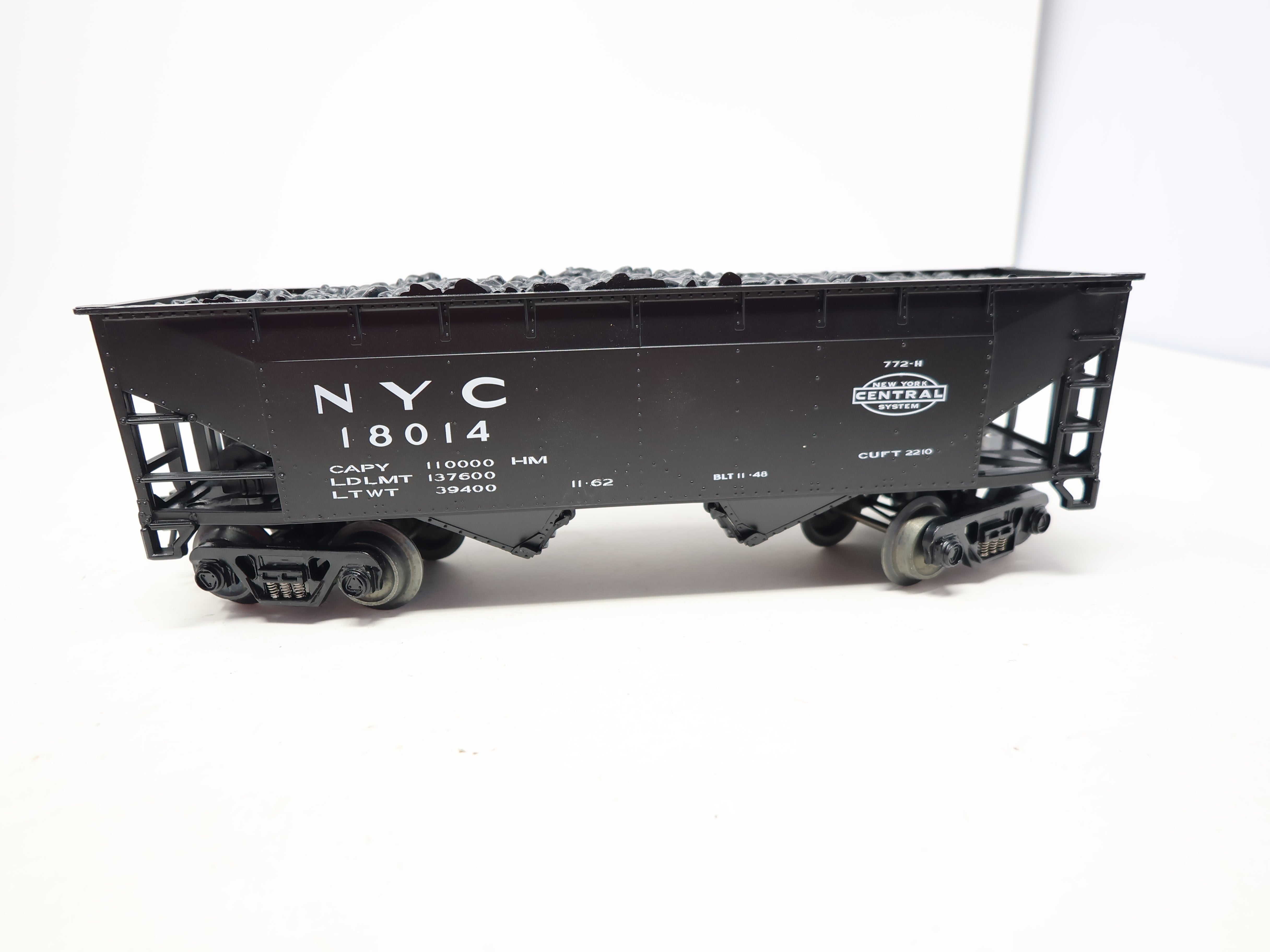 USED RMT #96221 O, 2 Bay Coal Hopper, New York Central NYC #18014