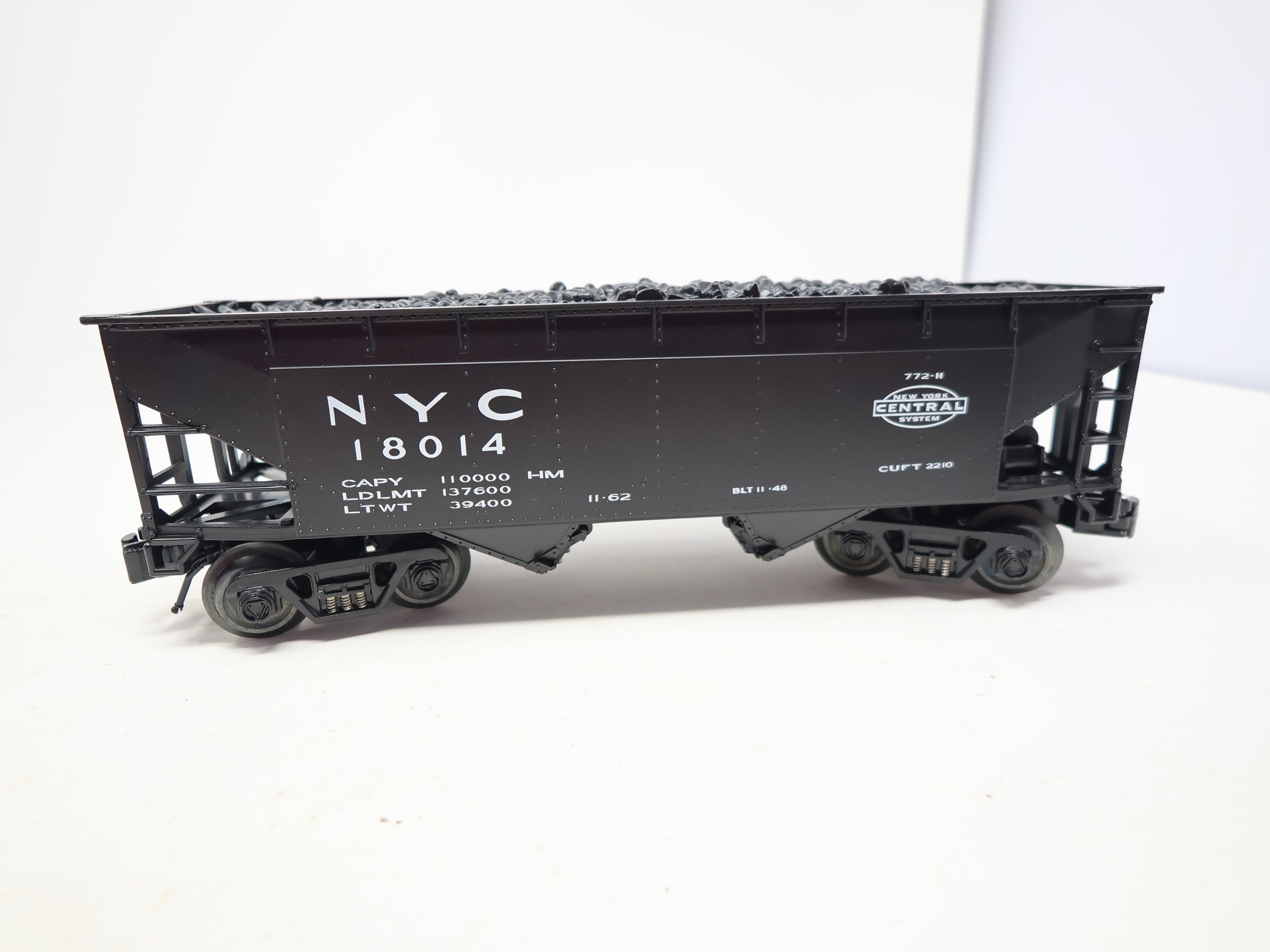 USED RMT #96221 O, 2 Bay Coal Hopper, New York Central NYC #18014