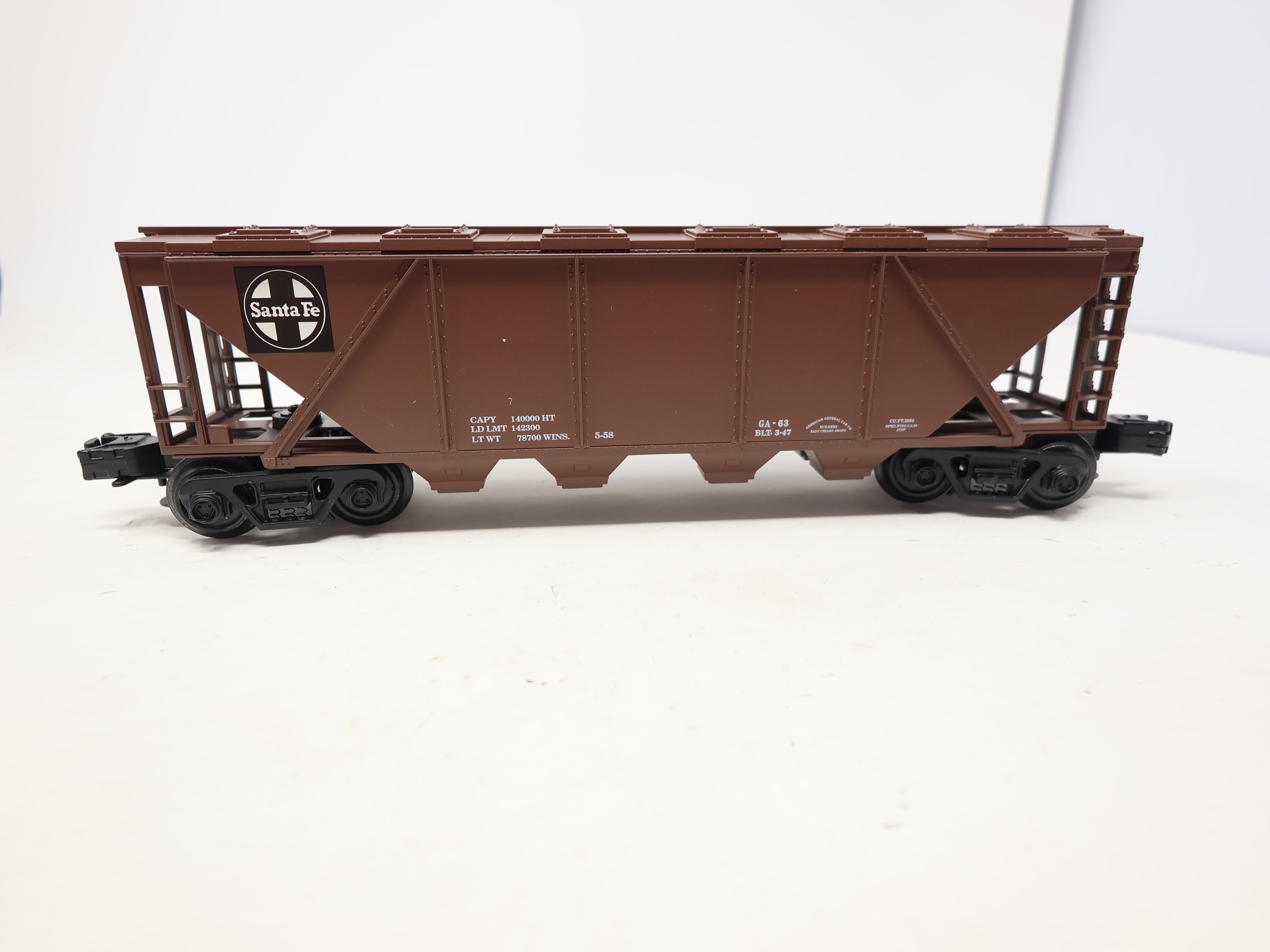 USED Industrial Rail 4102 O, Covered Hopper, Santa Fe ATSF , O27