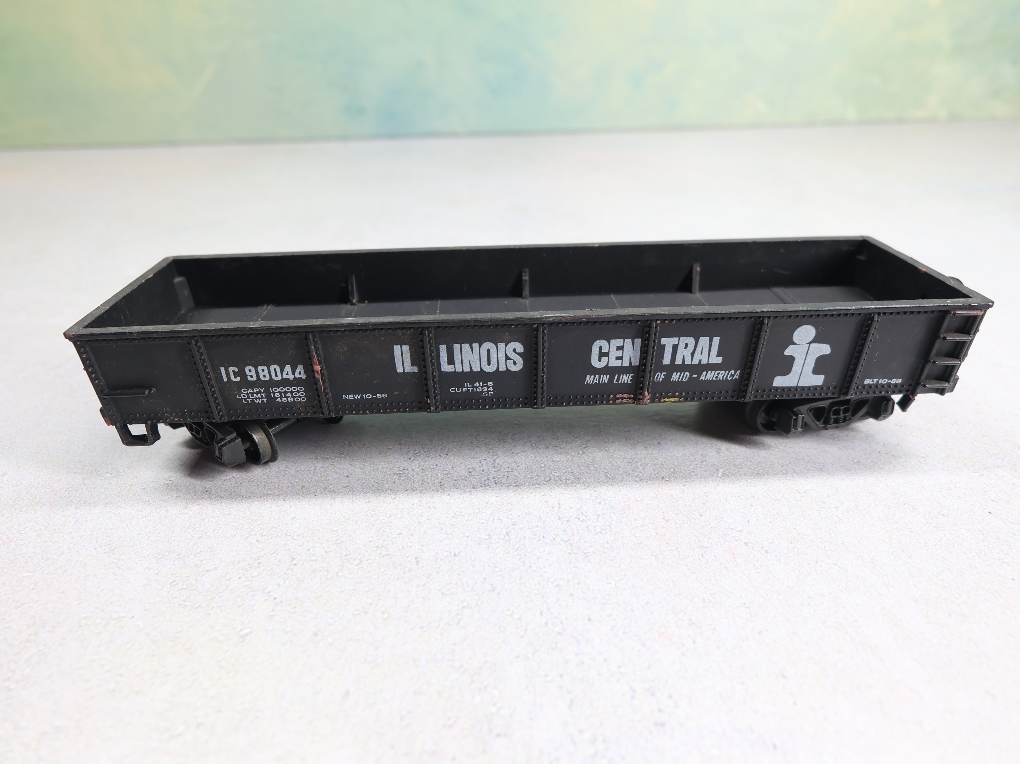 USED AHM HO Scale 40' Gondola Illinois Central IC #98044