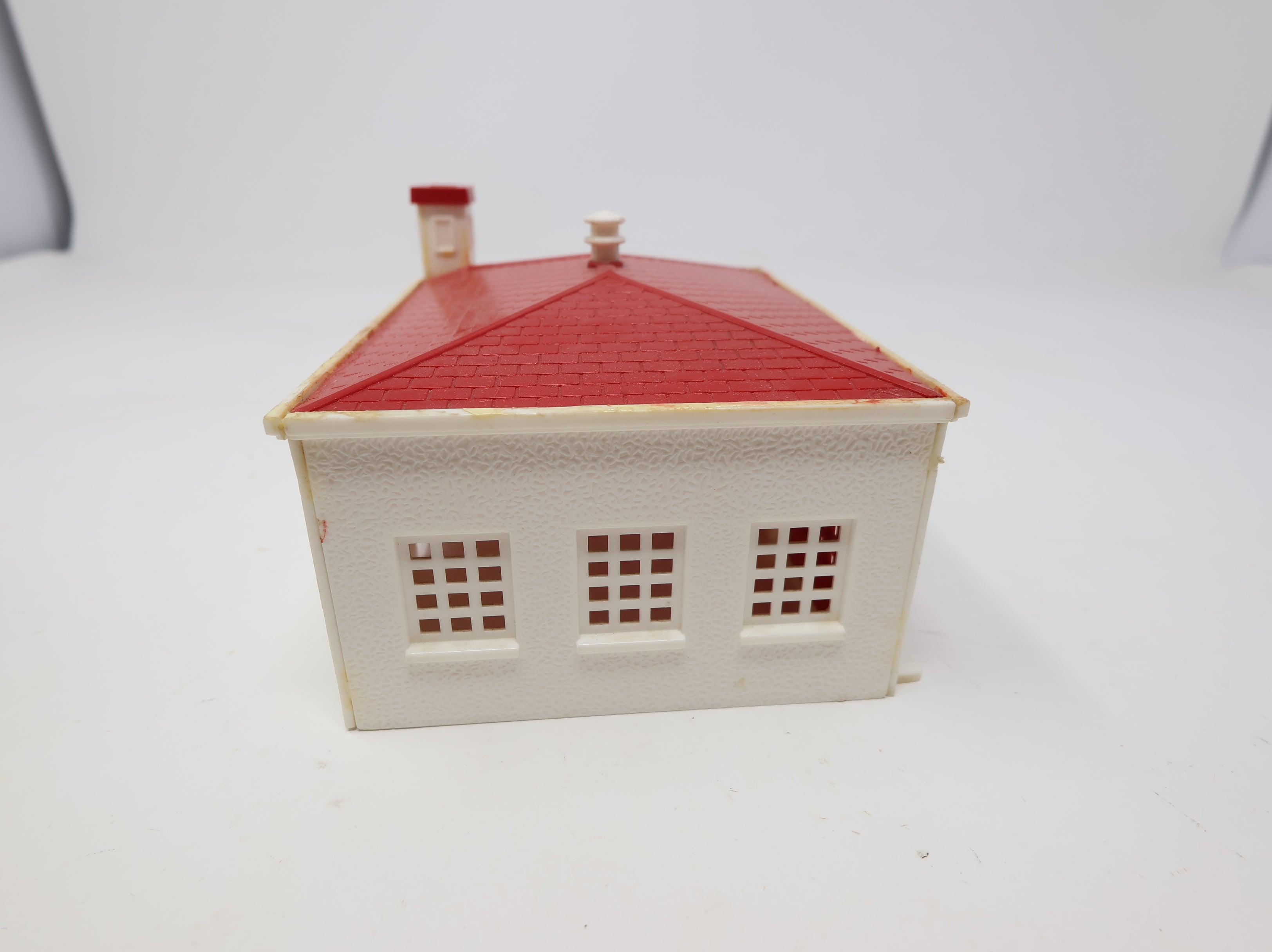 USED Bachmann Plasticville HO Scale Fire Department Building