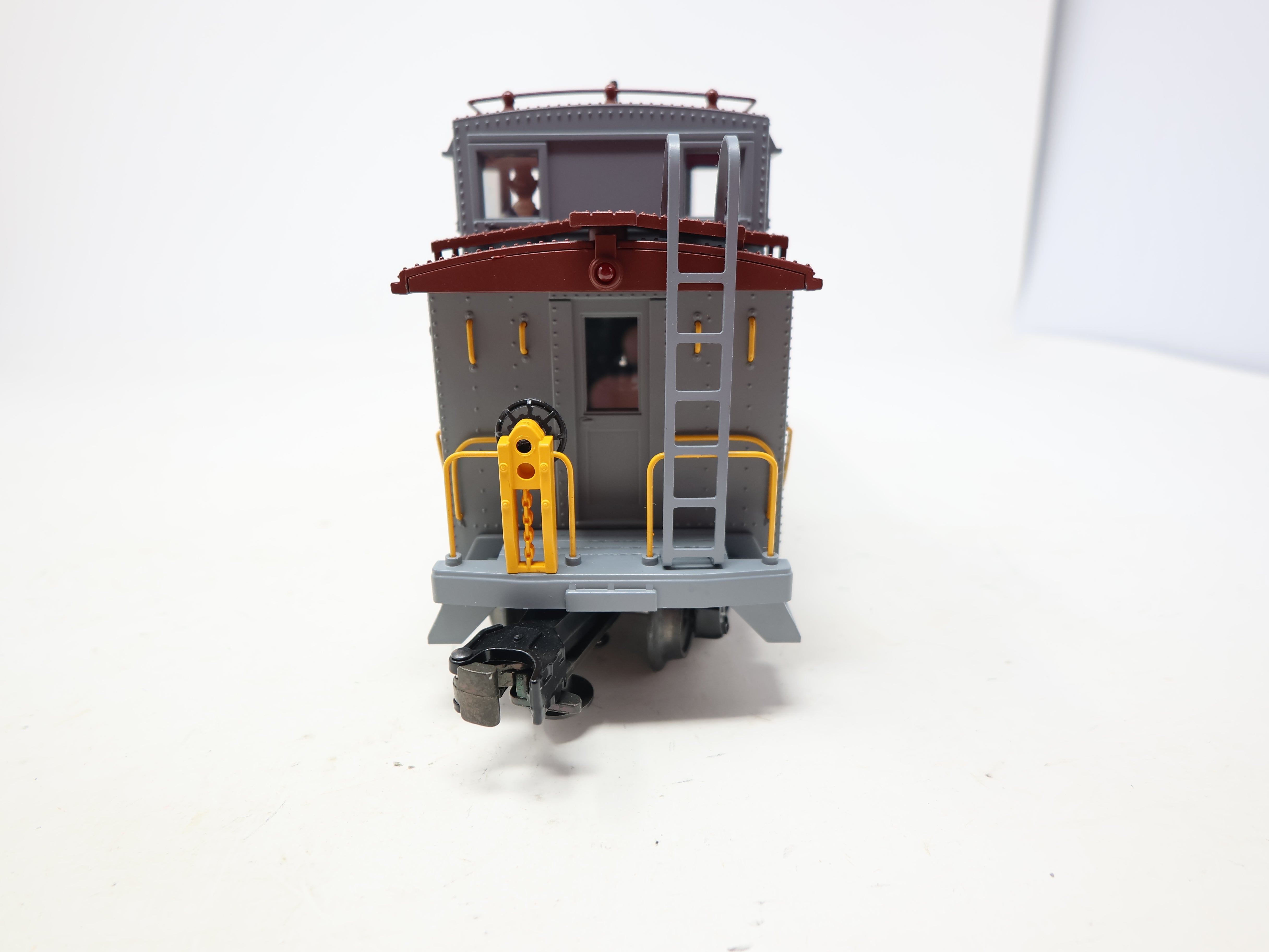 USED MTH Rail King 30-7746 O, Offset Steel Caboose, Lackawanna #897