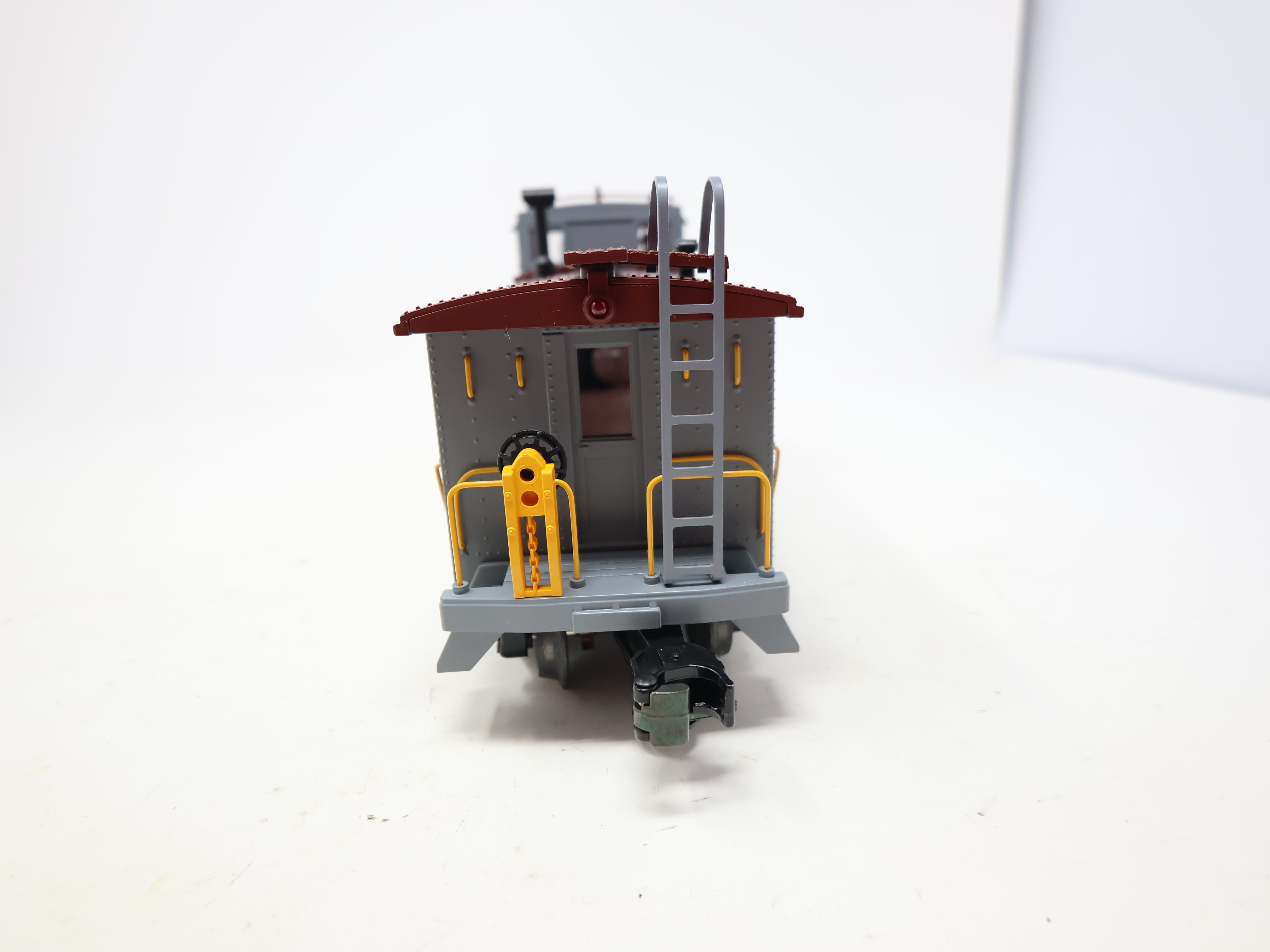 USED MTH Rail King 30-7746 O, Offset Steel Caboose, Lackawanna #897