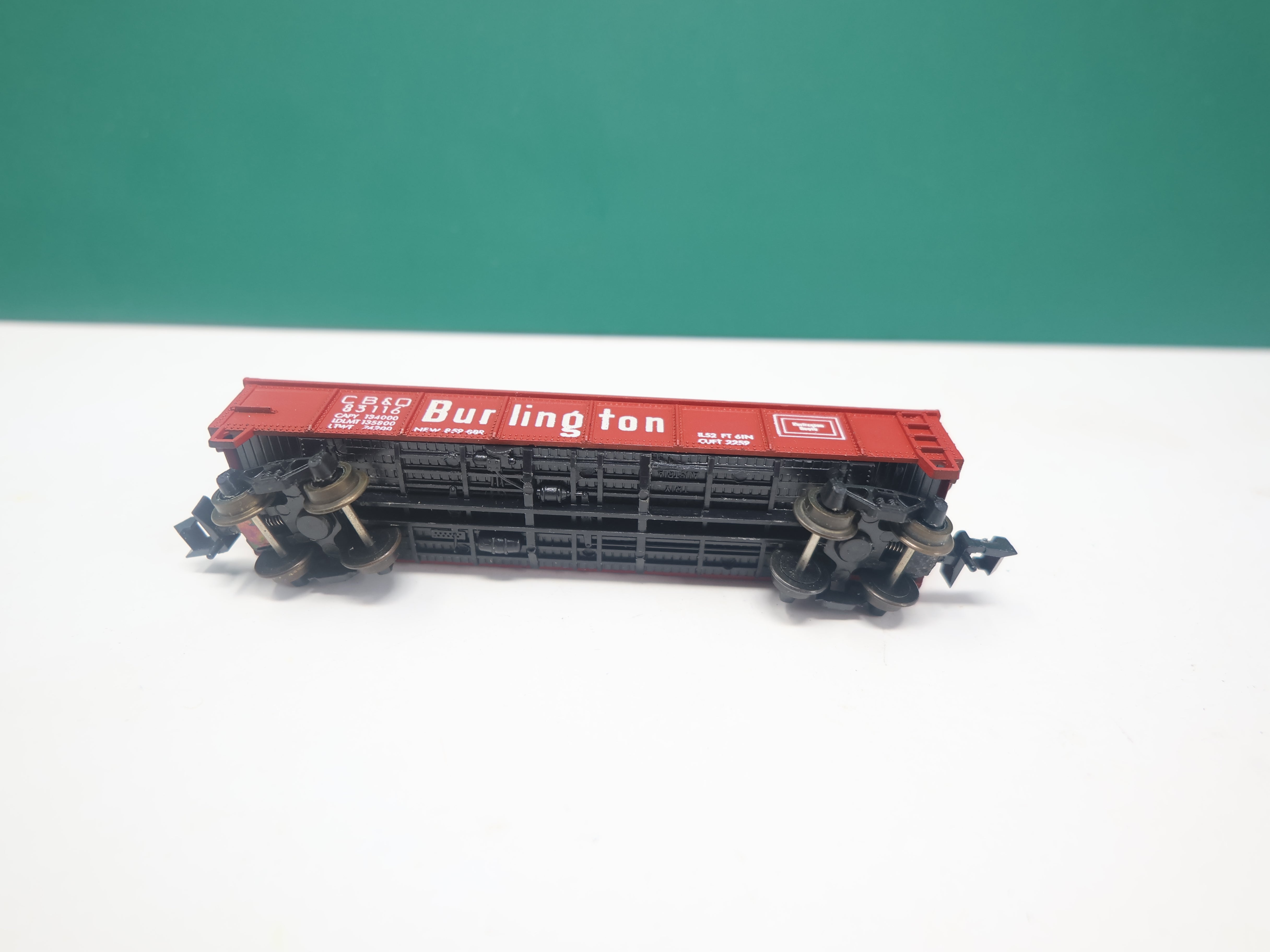 USED TRIX N Scale, Gondola, Burlington CB&Q #83116