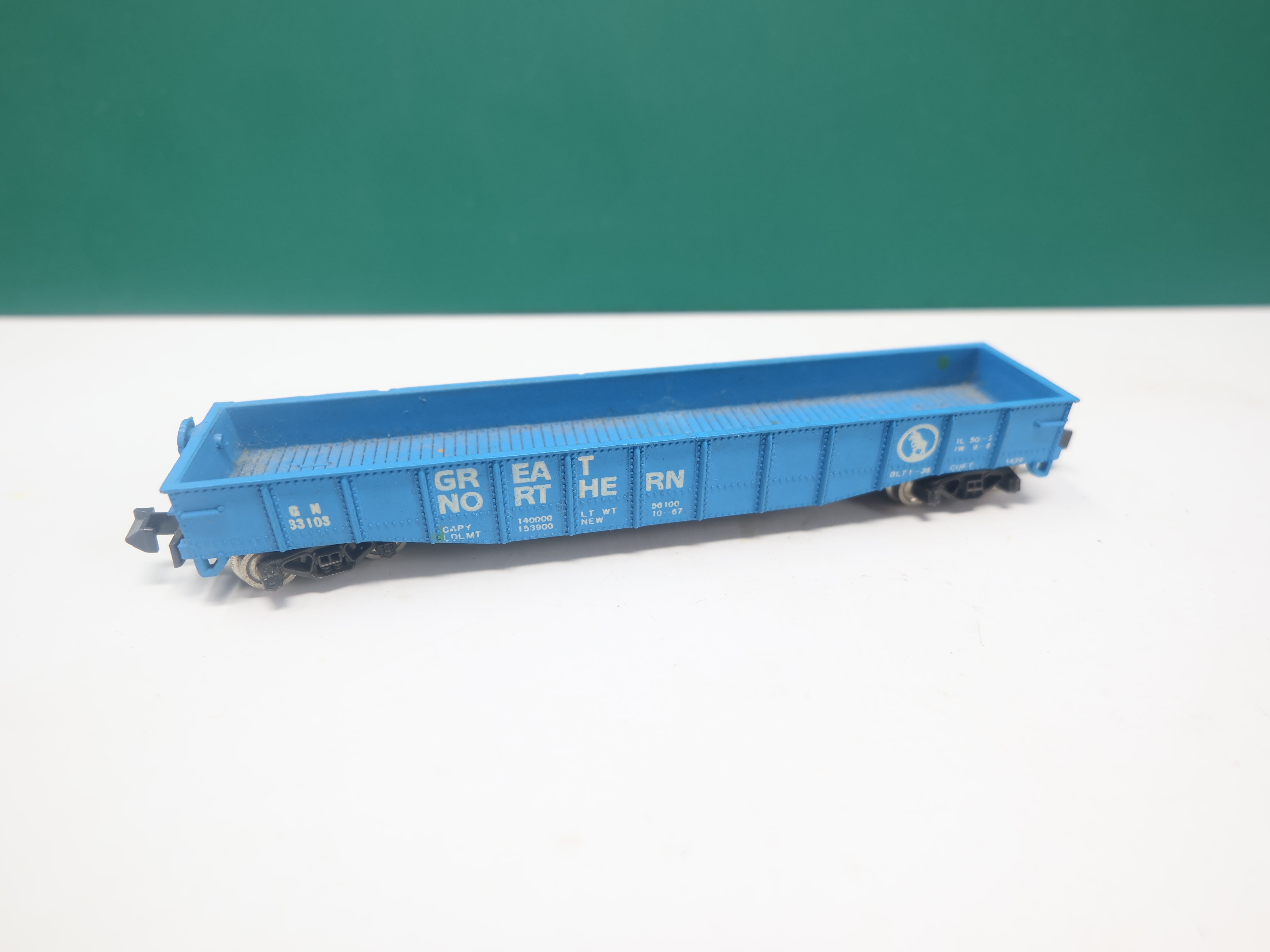 USED Con-Cor N Scale, Gondola, Great Northern GN #33103