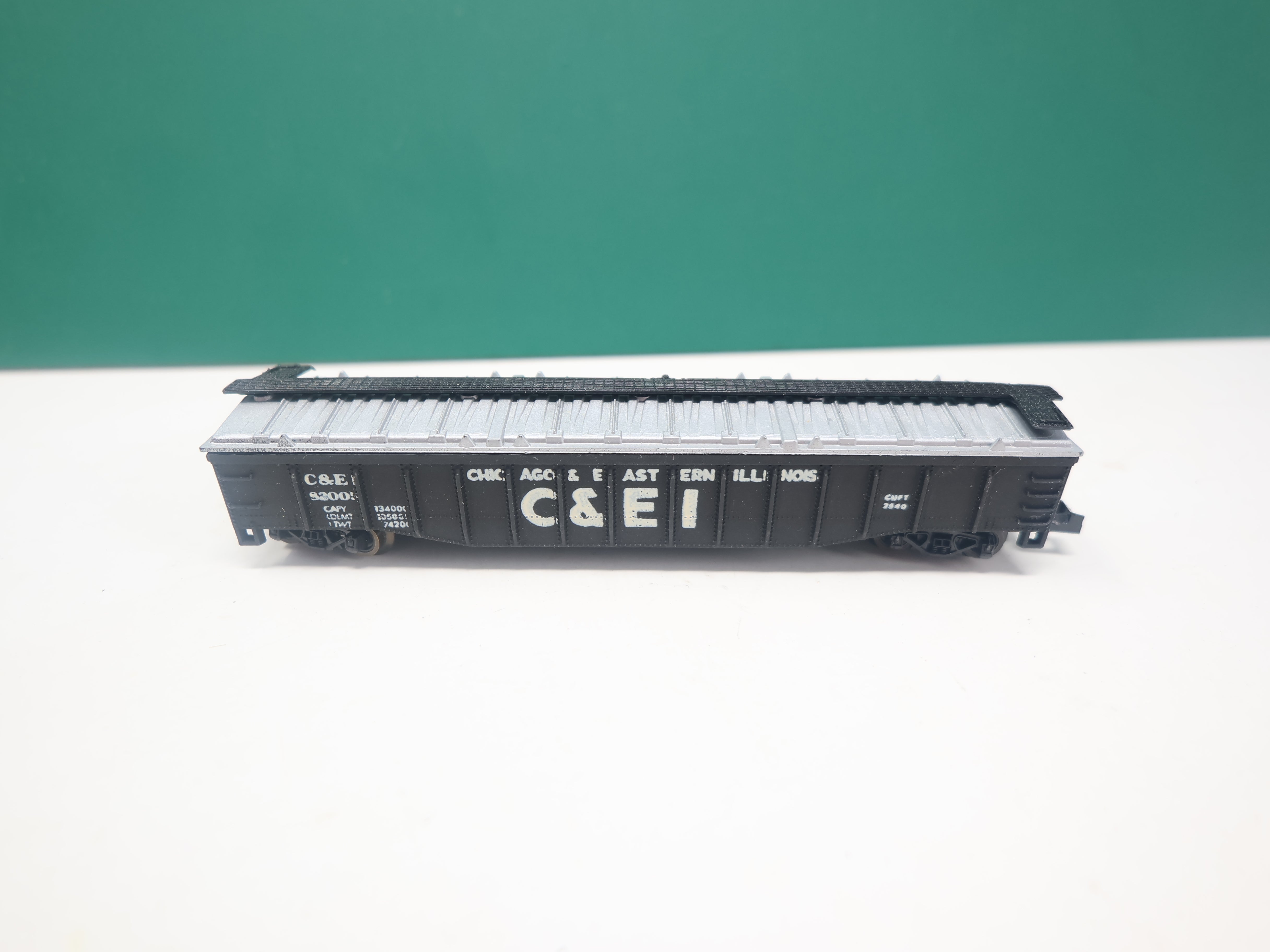 USED AHM 4453 N Scale, Covered Gondola, Chicago and Eastern Illinois Railroad C&EI #82005