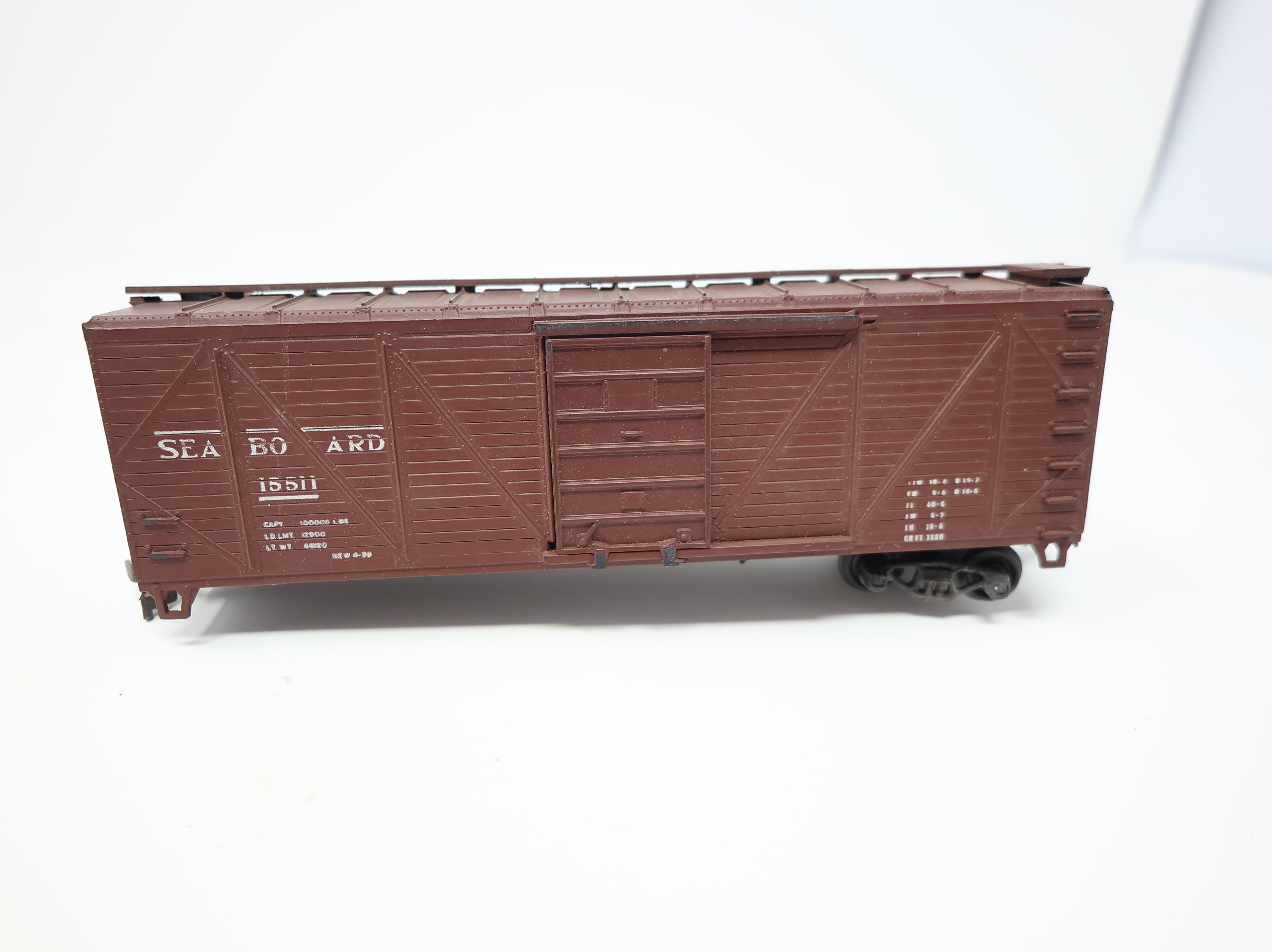 USED HO Scale Wooden Box Car Seaboard #15511