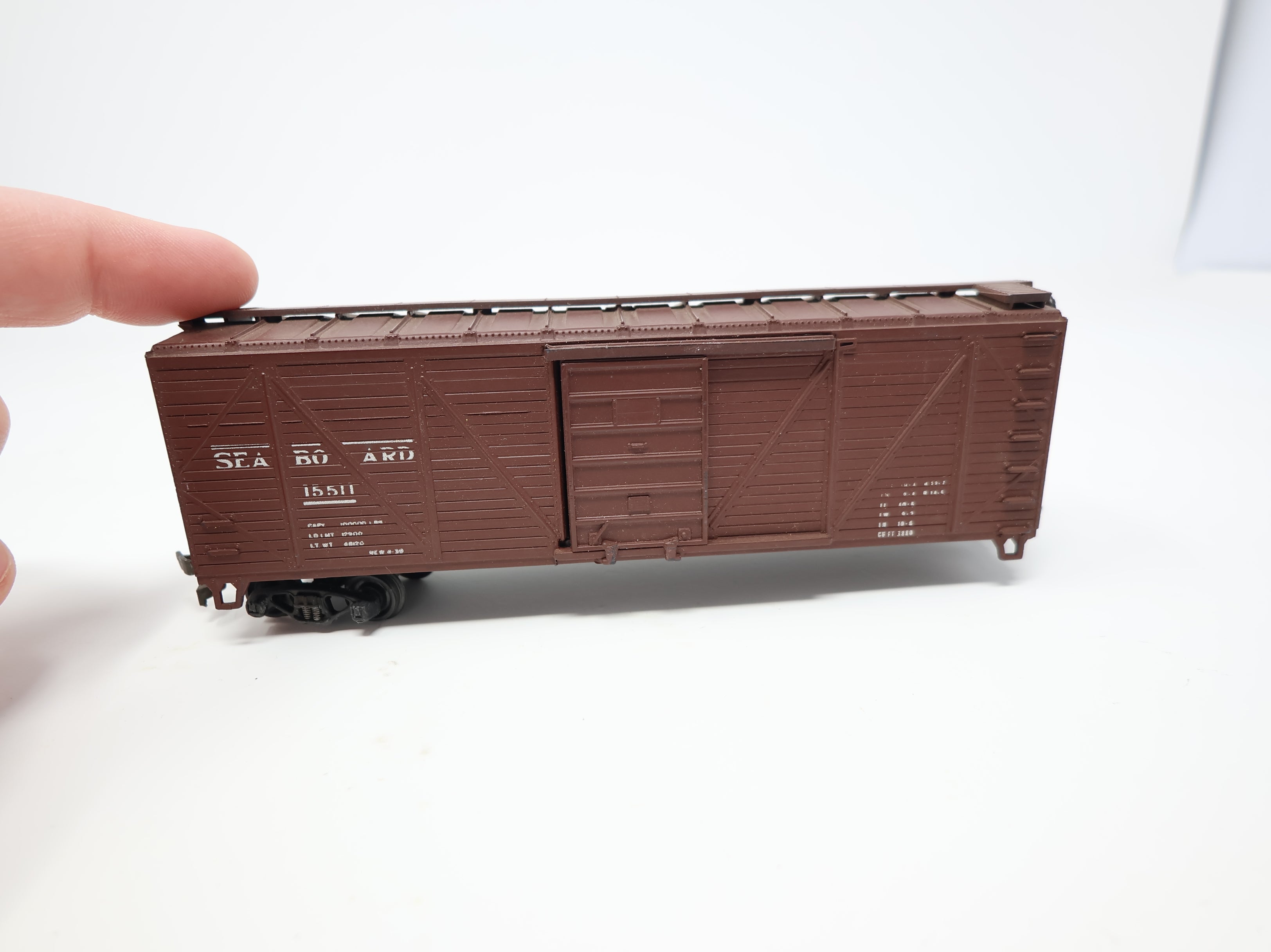 USED HO Scale Wooden Box Car Seaboard #15511