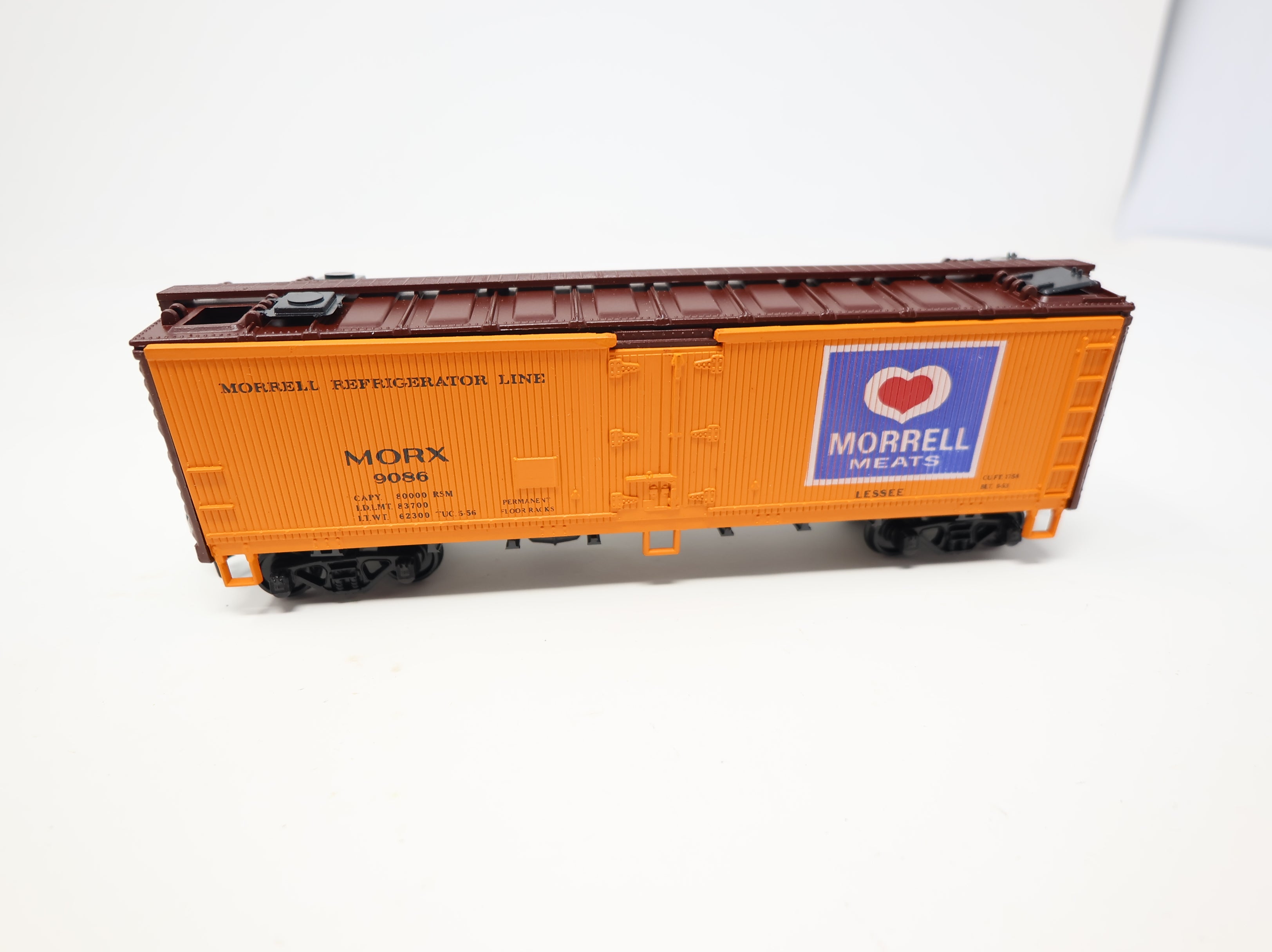 USED Athearn HO Scale Wooden Reefer Morrell Meats MORX #9086