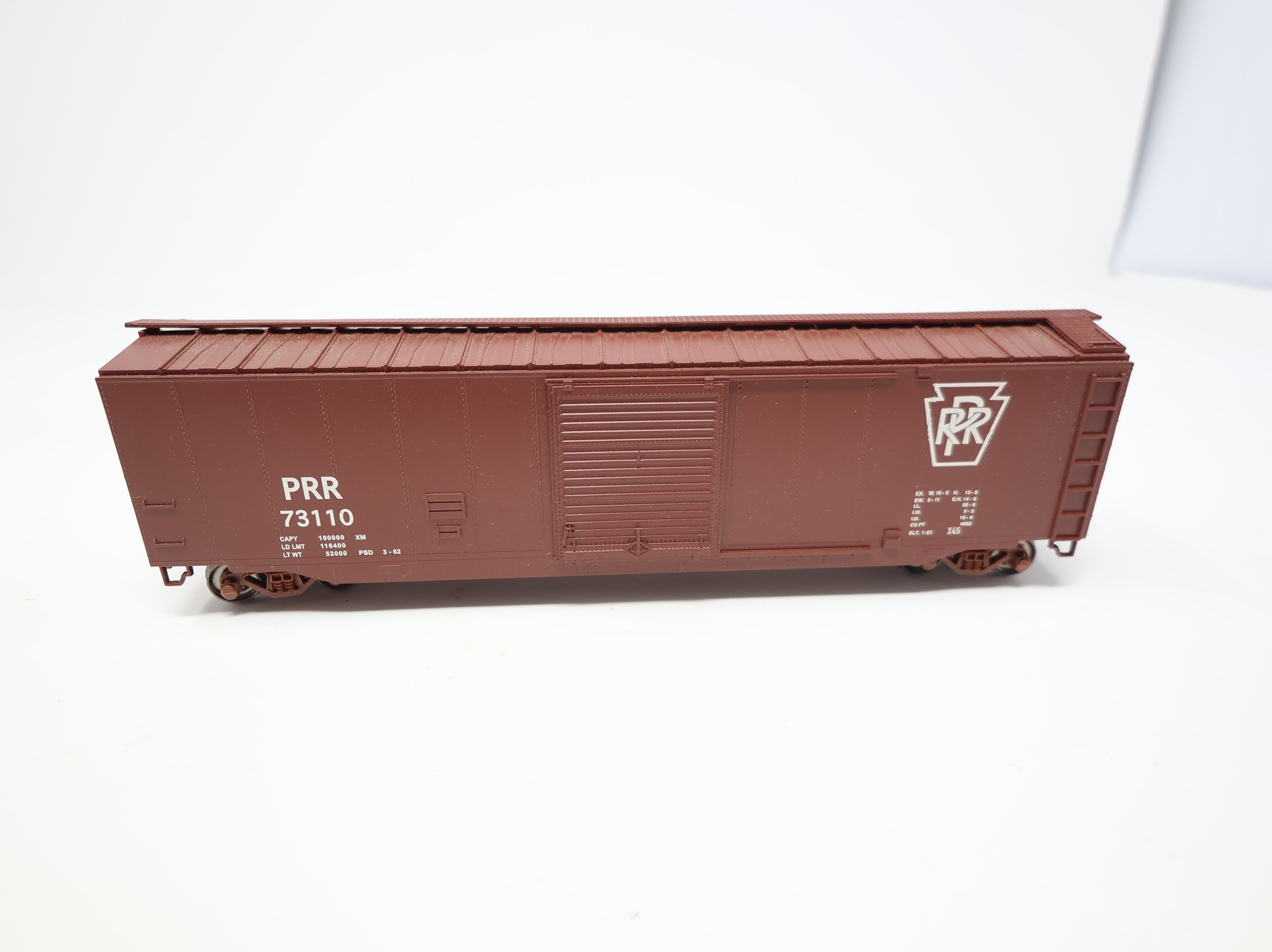 USED Bachmann HO Scale 50' Box Car Pennsylvania PRR #73110