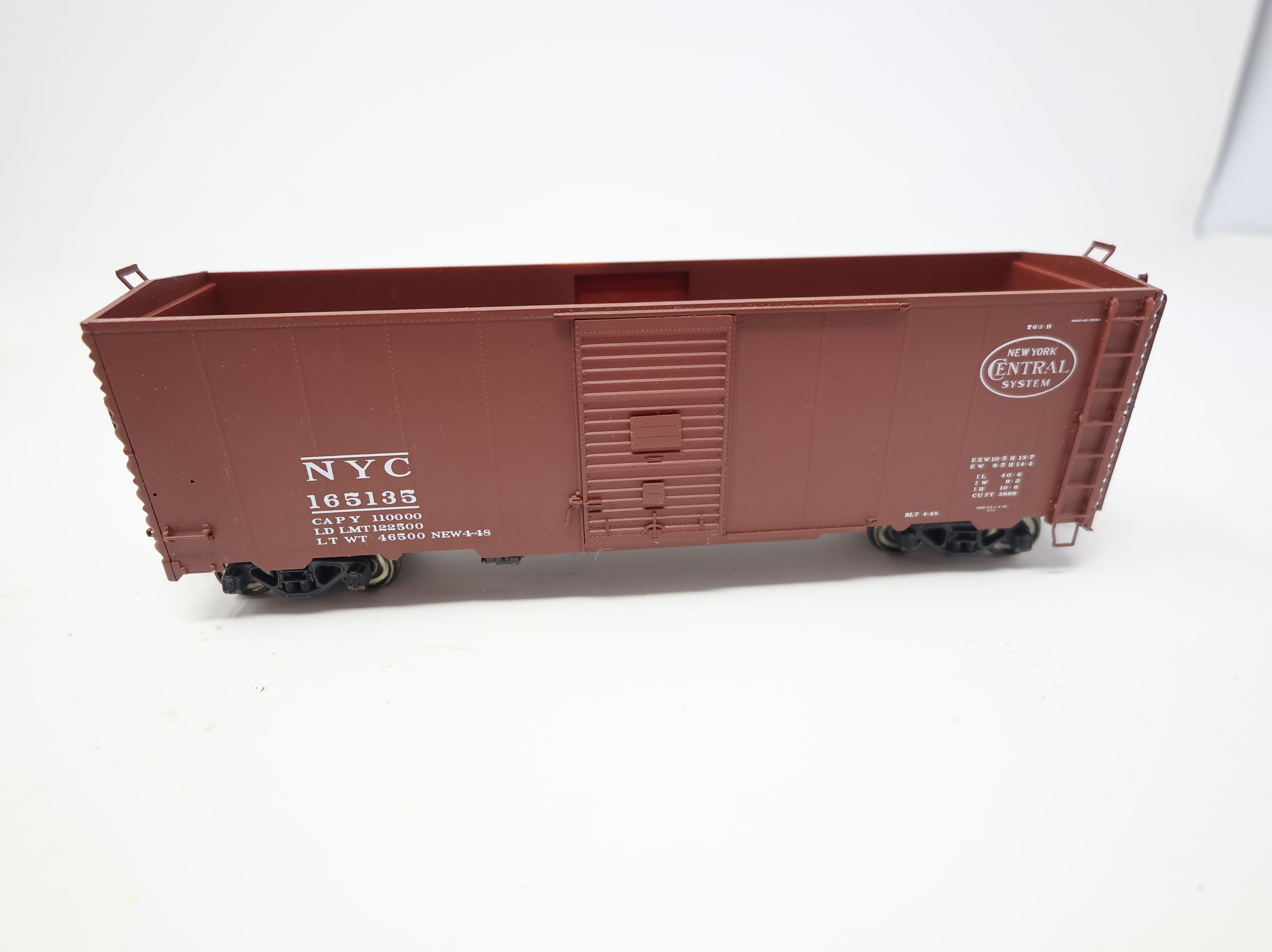 USED HO Scale 40' Box Car New York Central NYC #165135