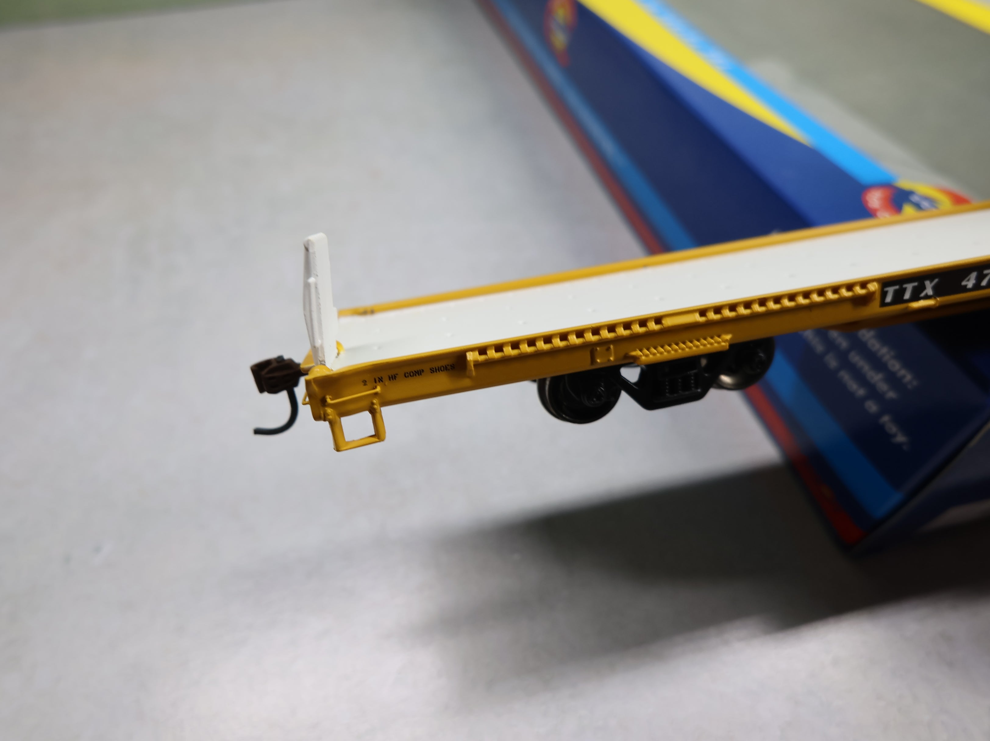 Athearn ATH93678 HO Scale 85' Flat Car Trailer Train TTX #473537