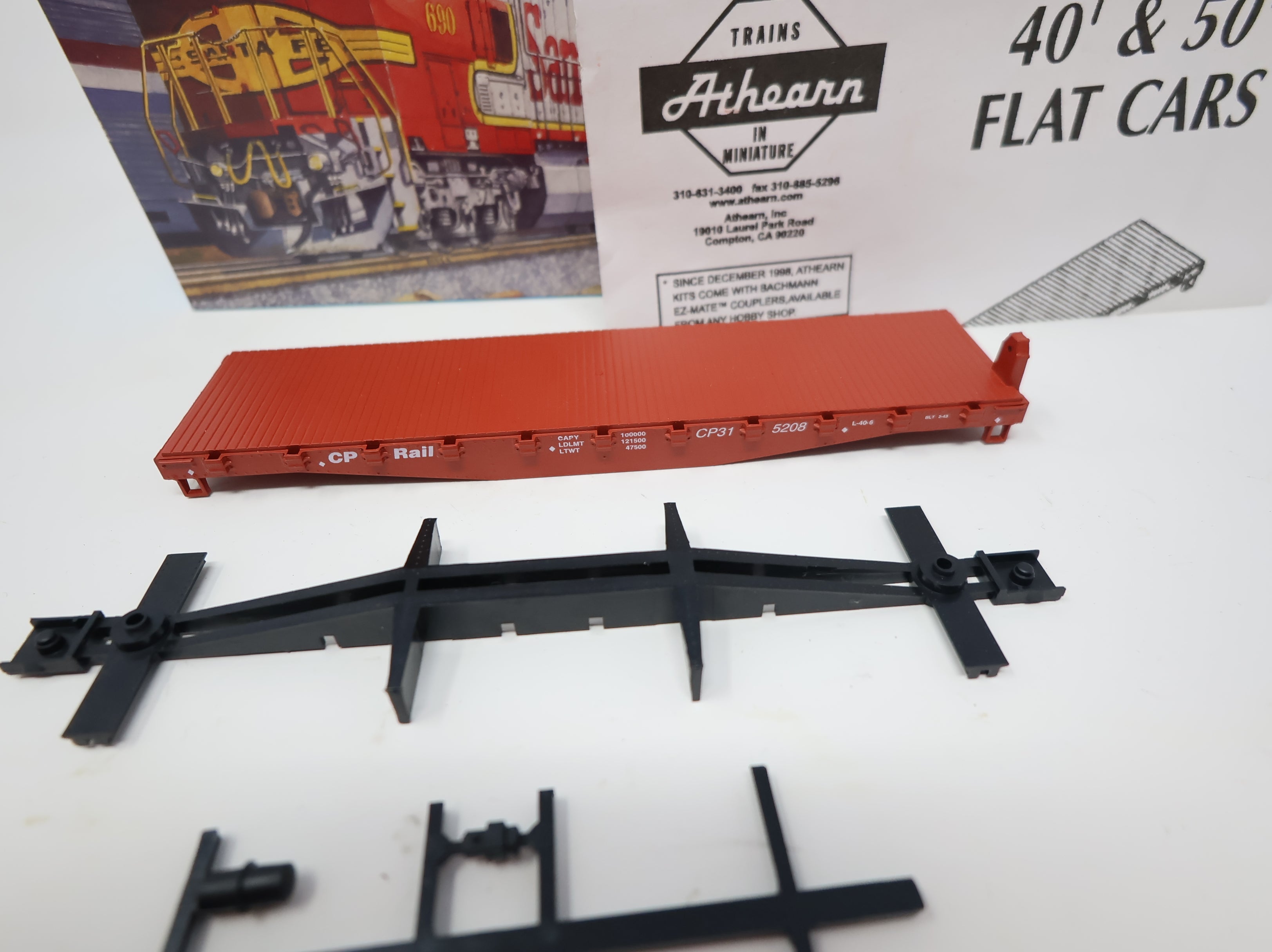 USED Athearn HO Scale Flat Car CP Rail CP #315208 KIT