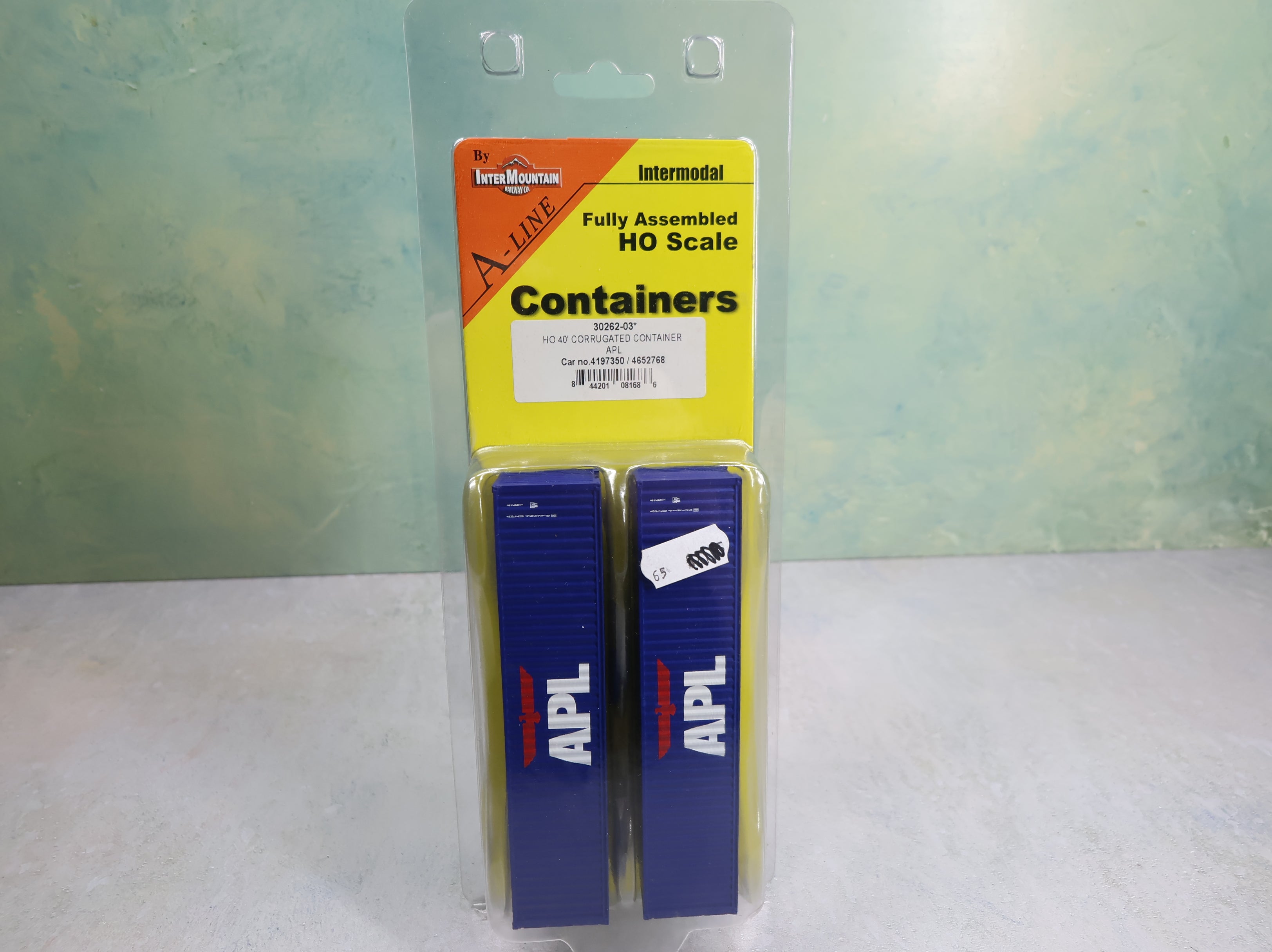 Intermountain #30262-03 HO Scale 40' Corrugated Container APL #4197350 & 4652768 (2 pcs)