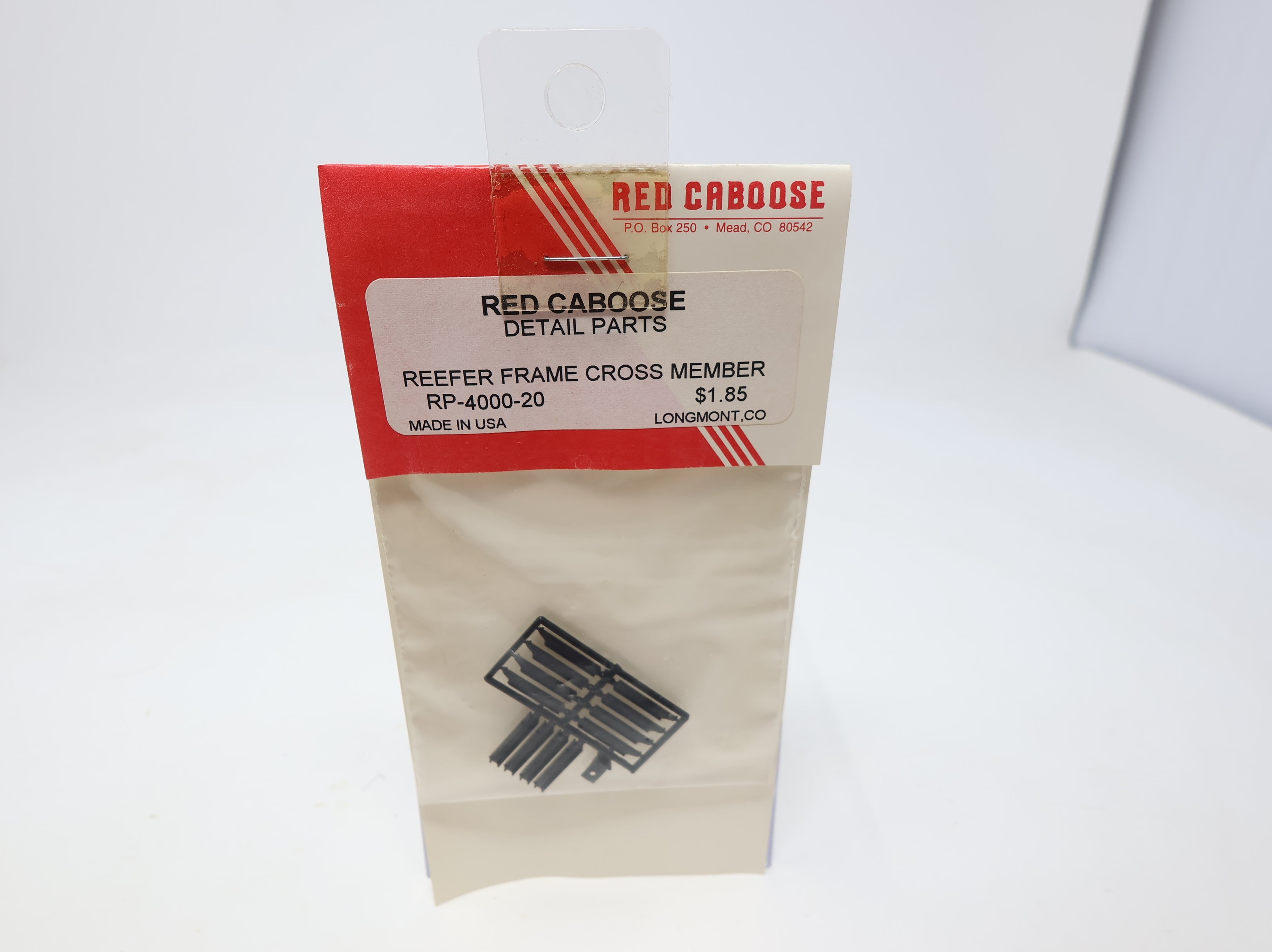 Red Caboose RP-4000-20 HO Scale Reefer Frame Cross Member Detil Parts