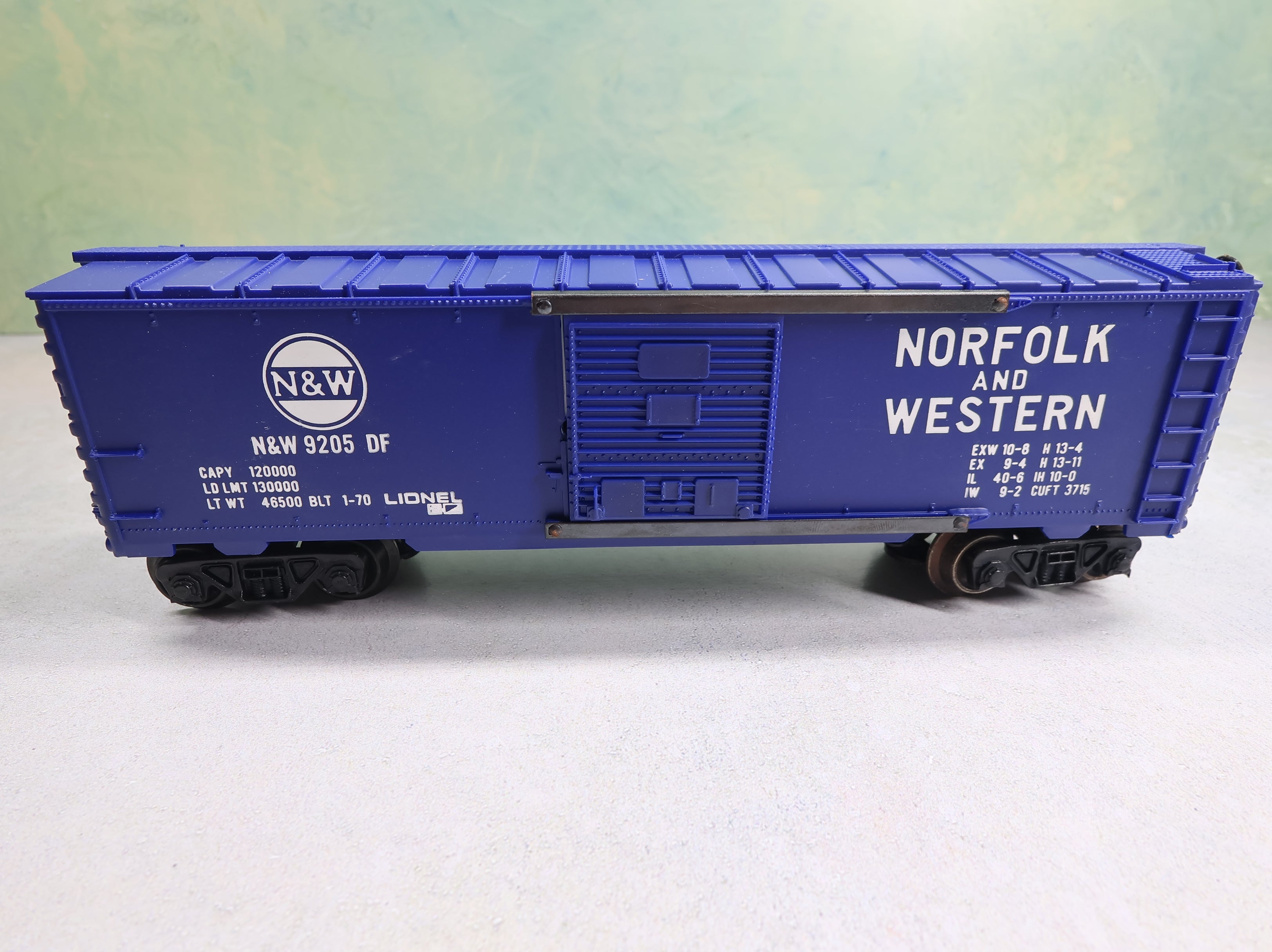 USED Lionel 9205 O Box Car Norfolk & Western N&W #9205