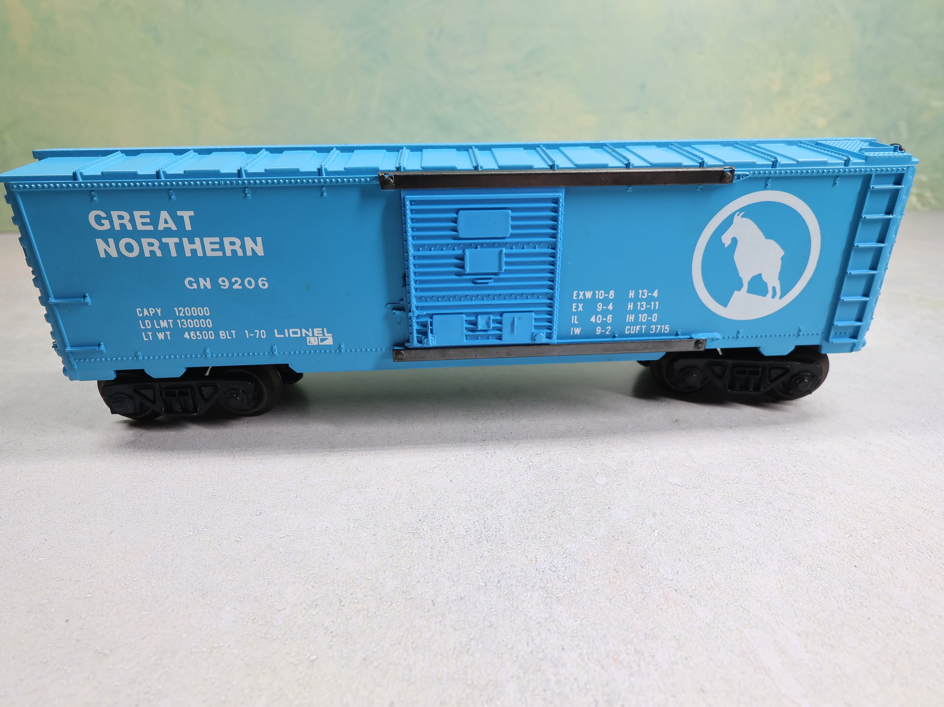 USED Lionel 9206 O Box Car Great Northern GN #9206