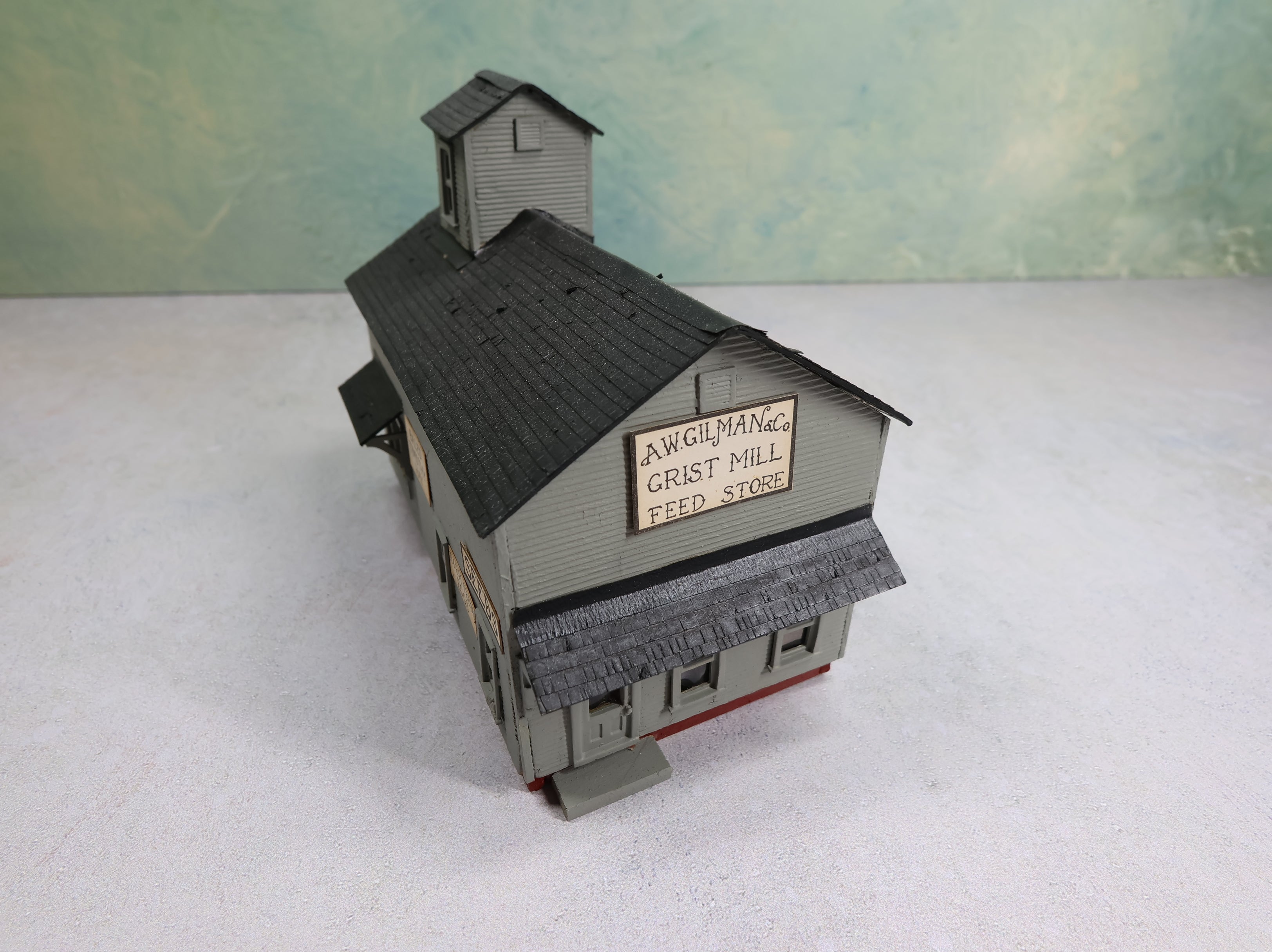 USED HO Scale Scratch Built Grist Mill Feed Store