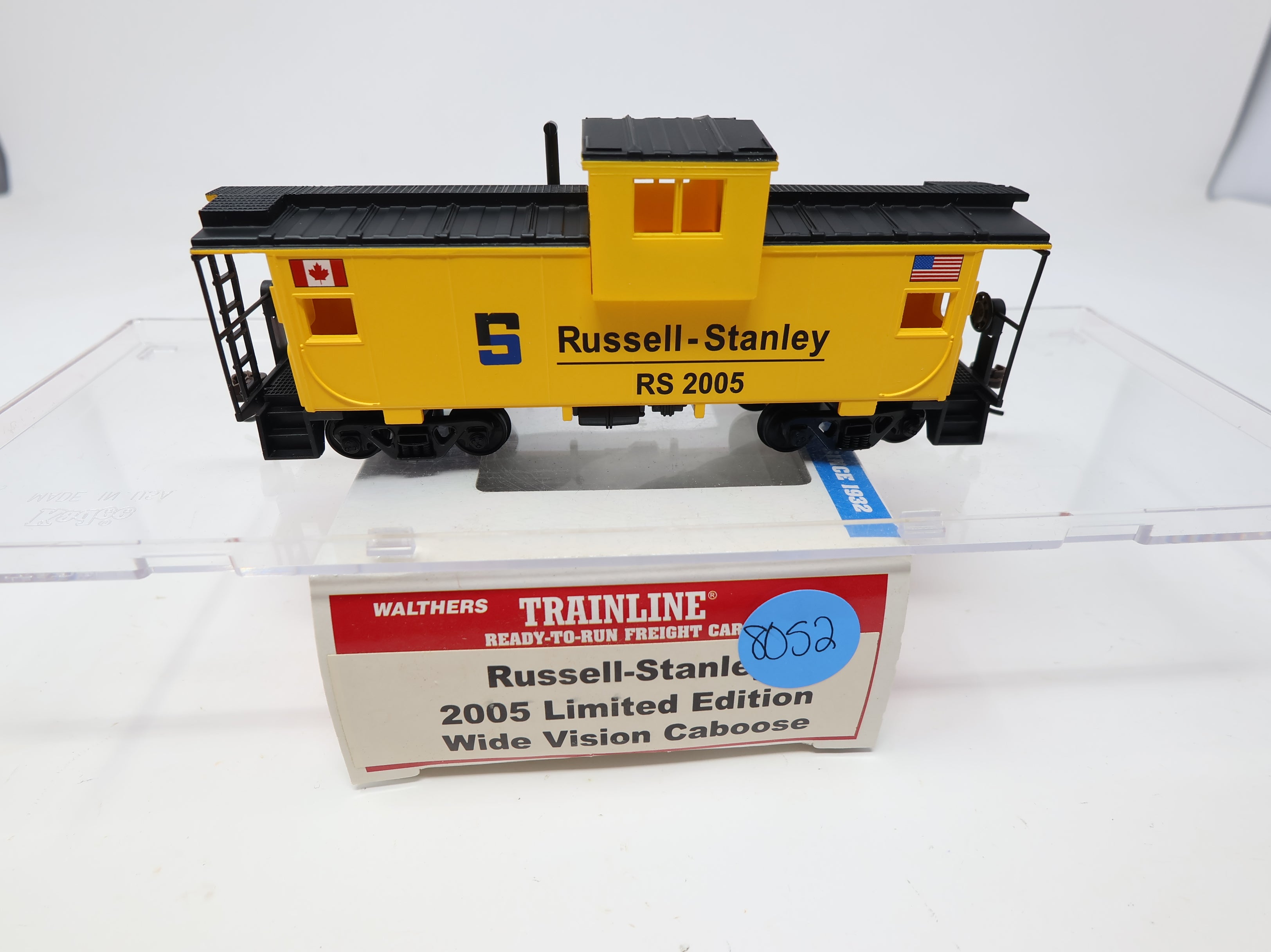 USED WalthersTrainline HO Scale Wide Vision Caboose Limited Run Russell-Stanley RS #2005