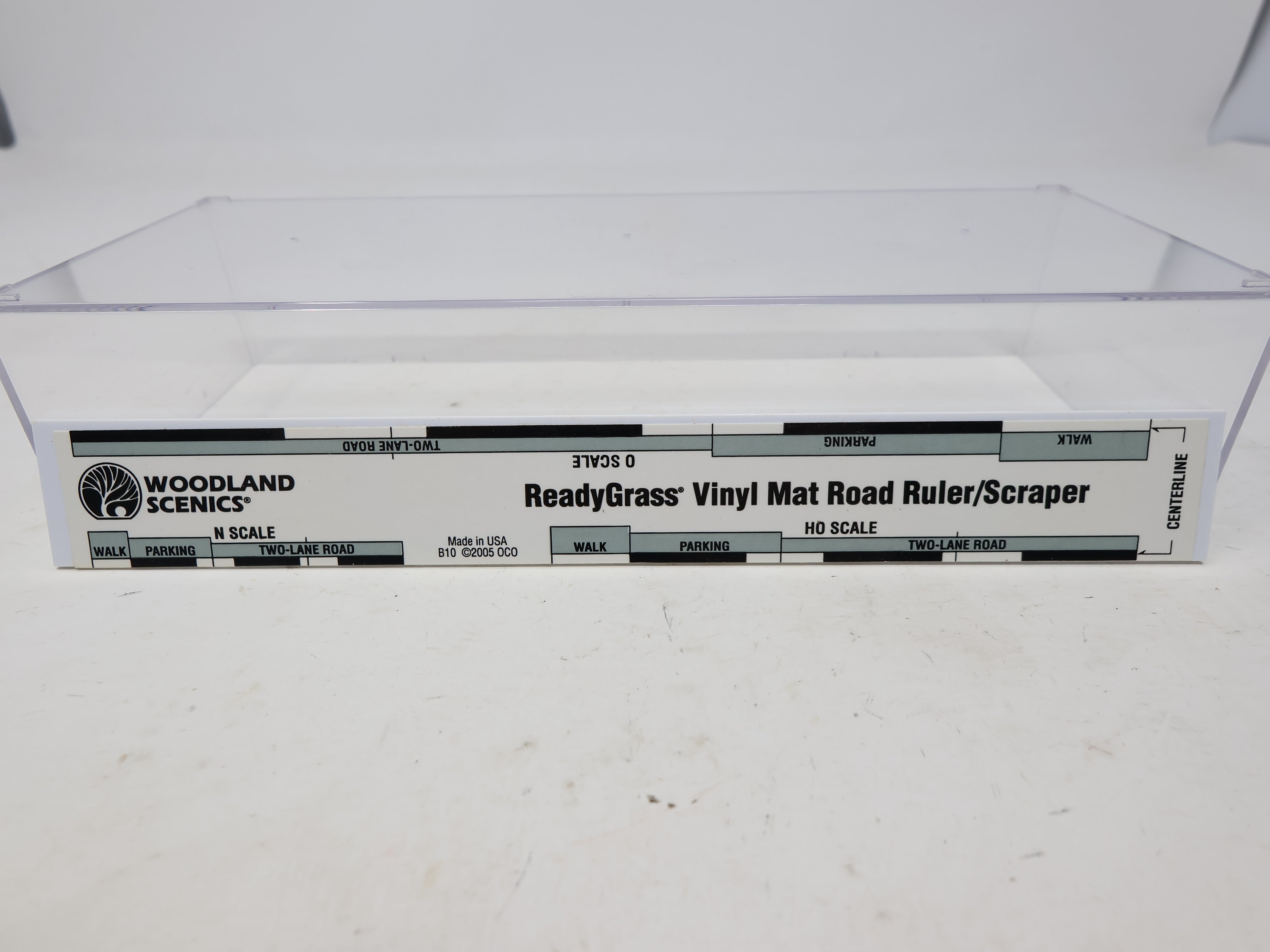 USED Woodland Scenics Multi Scale, ReadyGrass Vinyl Mat Road Ruler/Scraper