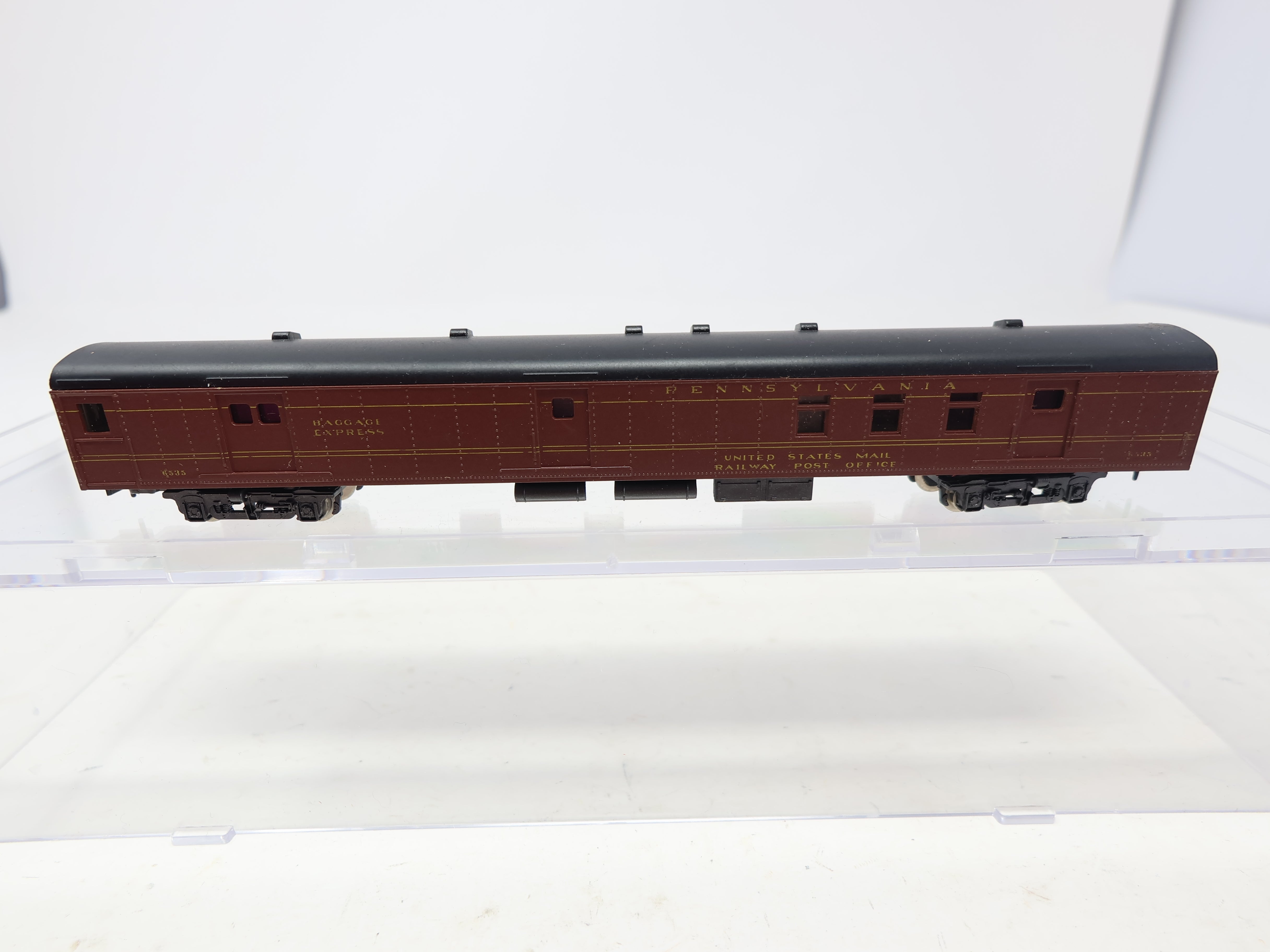 USED Rivarossi 5311 N Scale, Baggage RPO Passenger Car, Pennsylvania #6535