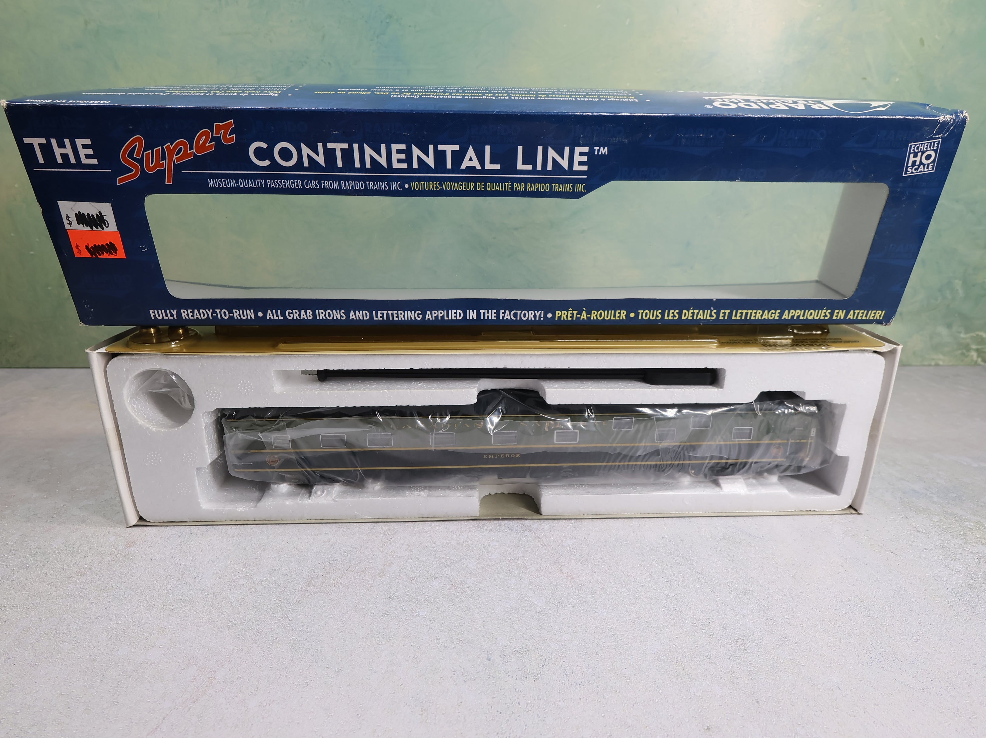 Rapido 101014 HO Scale 1954 Duplex Sleeper Passenger Car Canadian National Emperor #1133