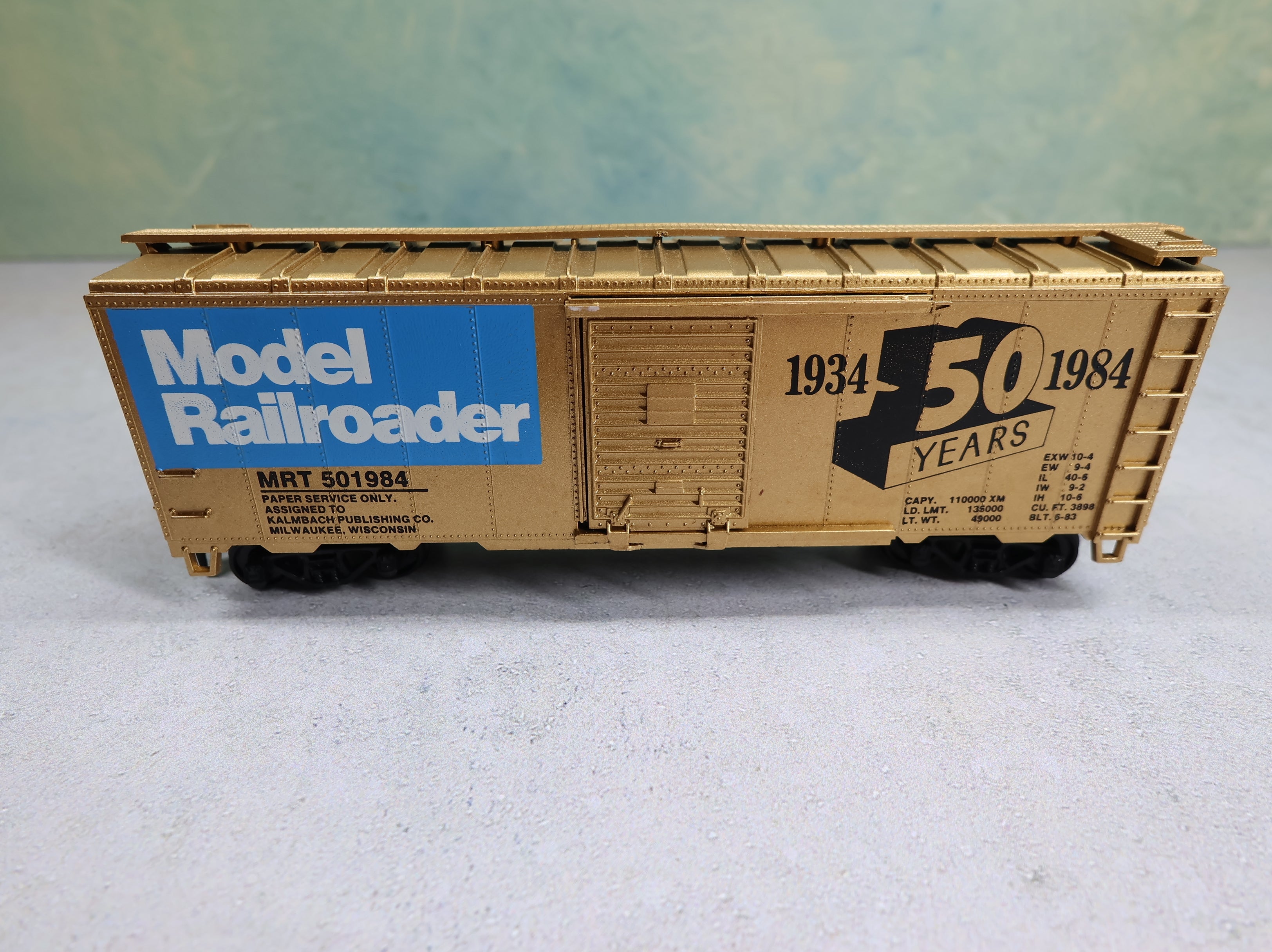 USED Athearn HO Scale 40' Steel Box Car Model Railroader MRT #501984