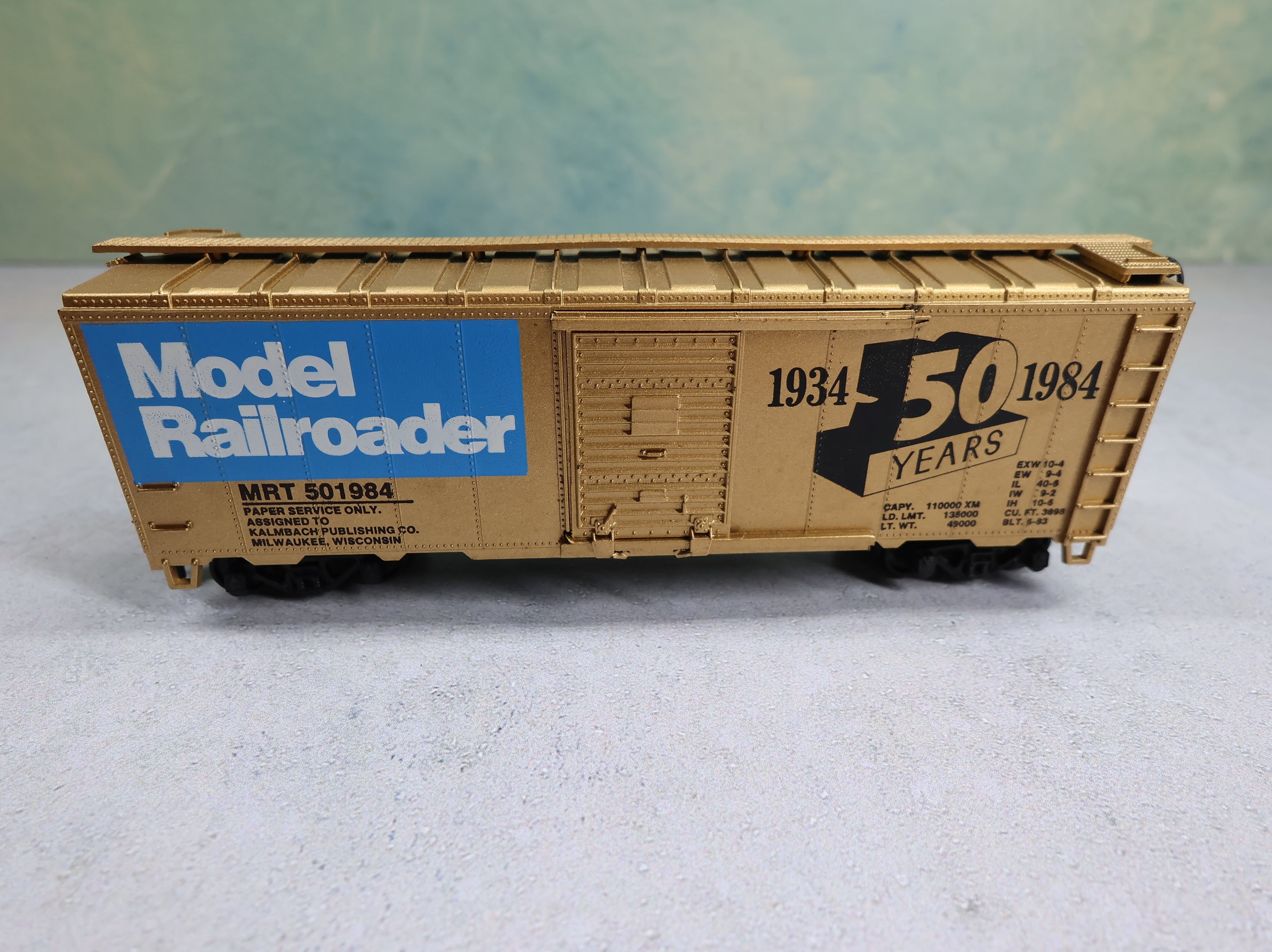 USED Athearn HO Scale 40' Steel Box Car Model Railroader MRT #501984