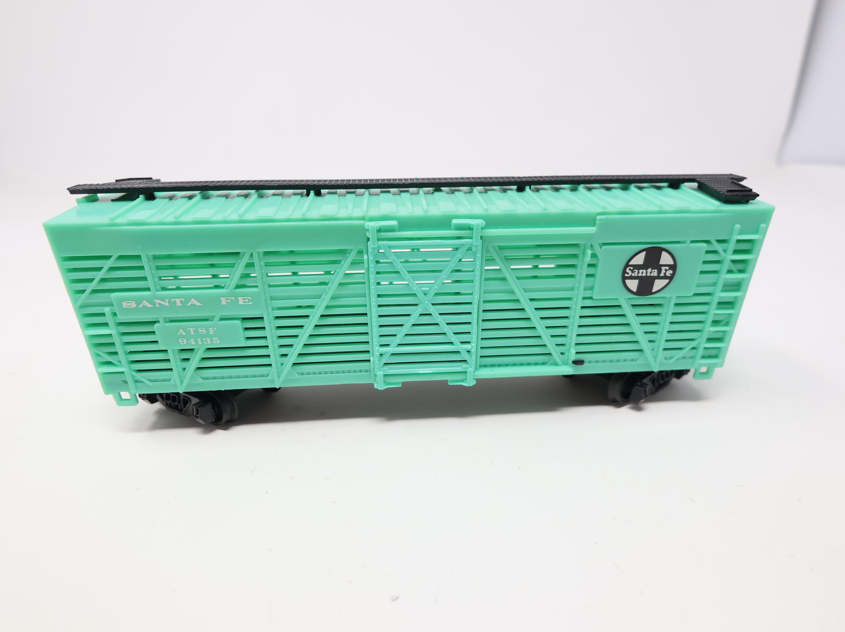 USED Bachmann HO Scale Cattle Stock Car Santa Fe ATSF #94135