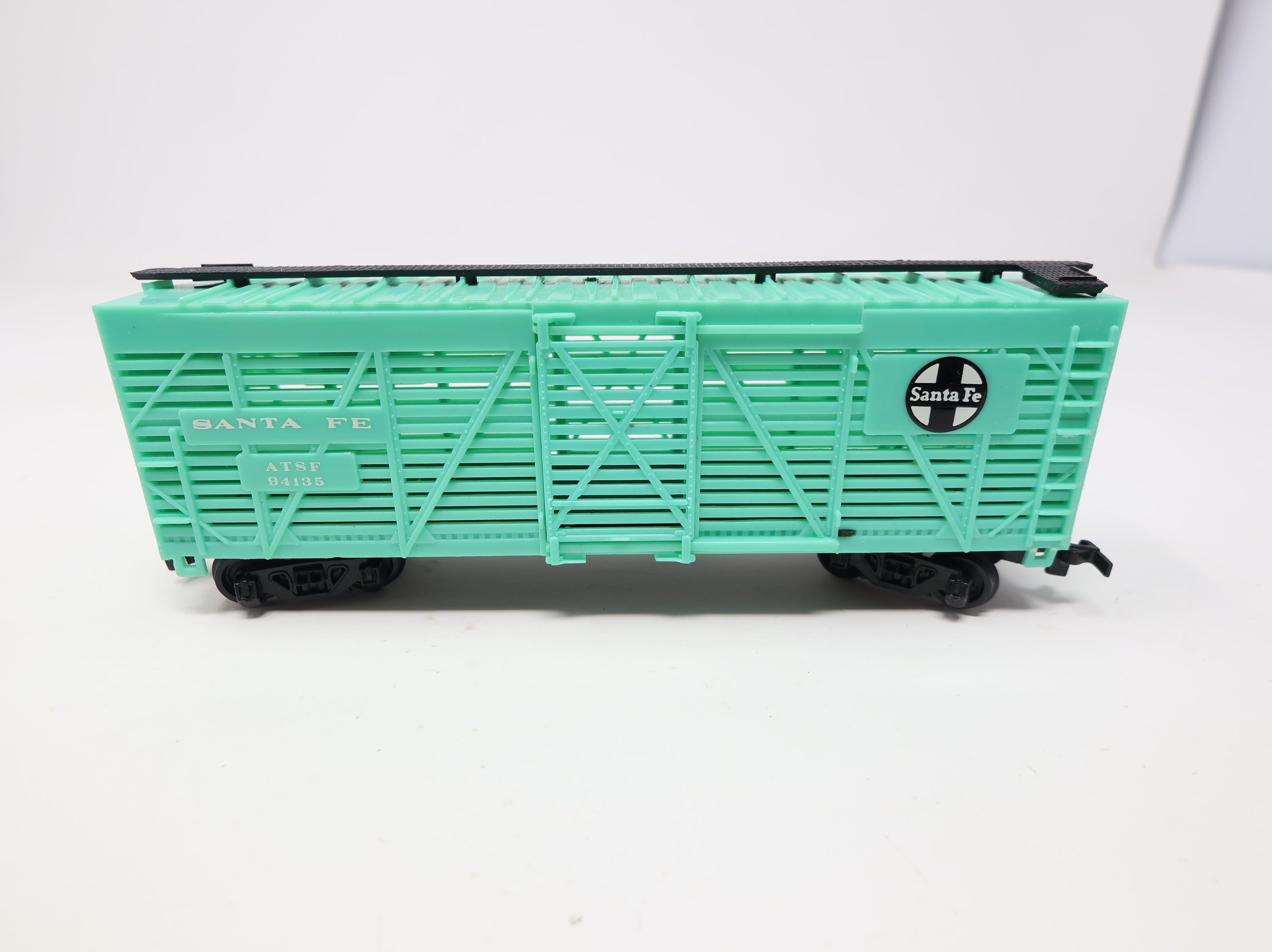 USED Bachmann HO Scale Cattle Stock Car Santa Fe ATSF #94135