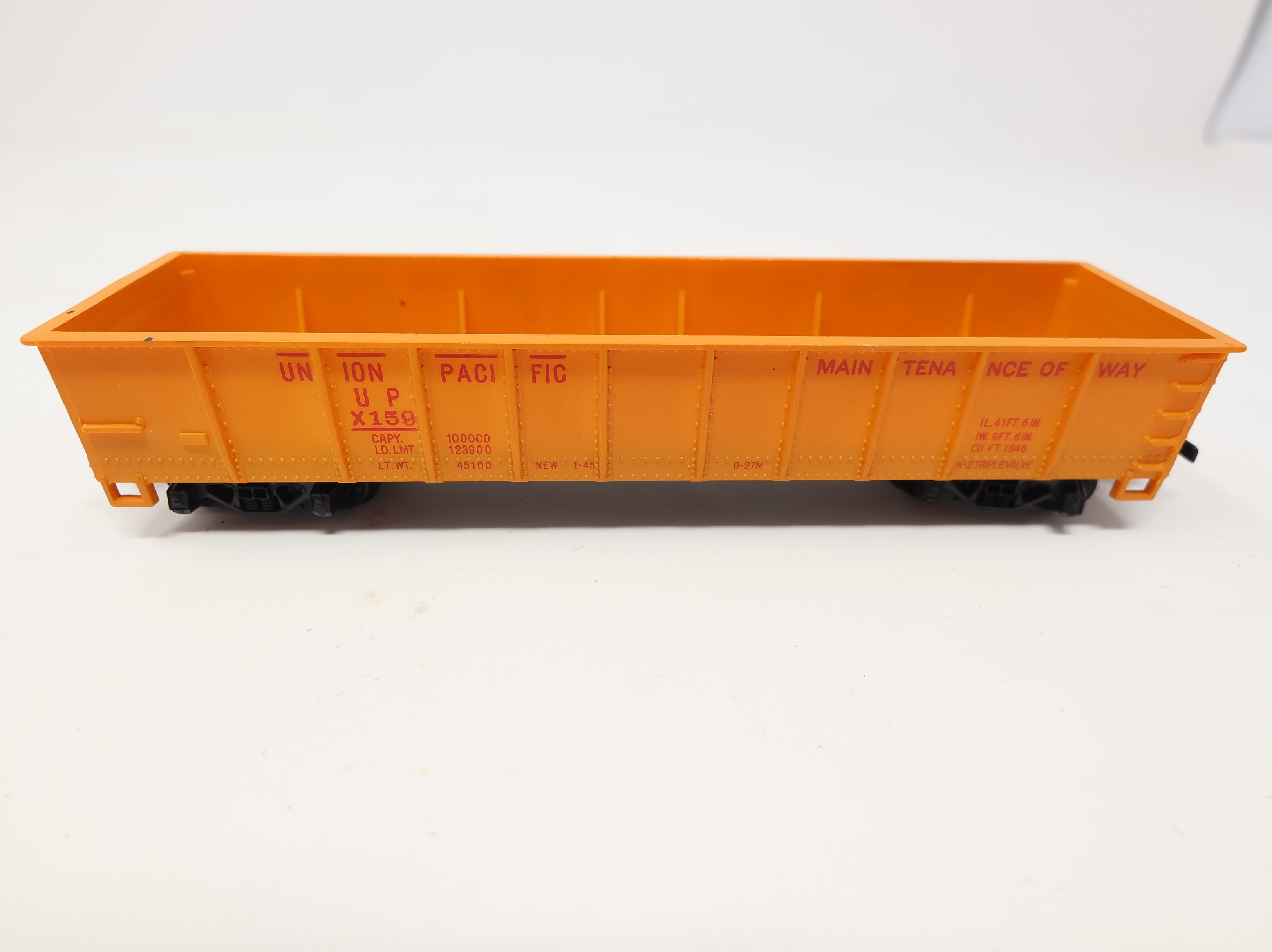 USED Tyco HO Scale Gondola Union Pacific UP #X159