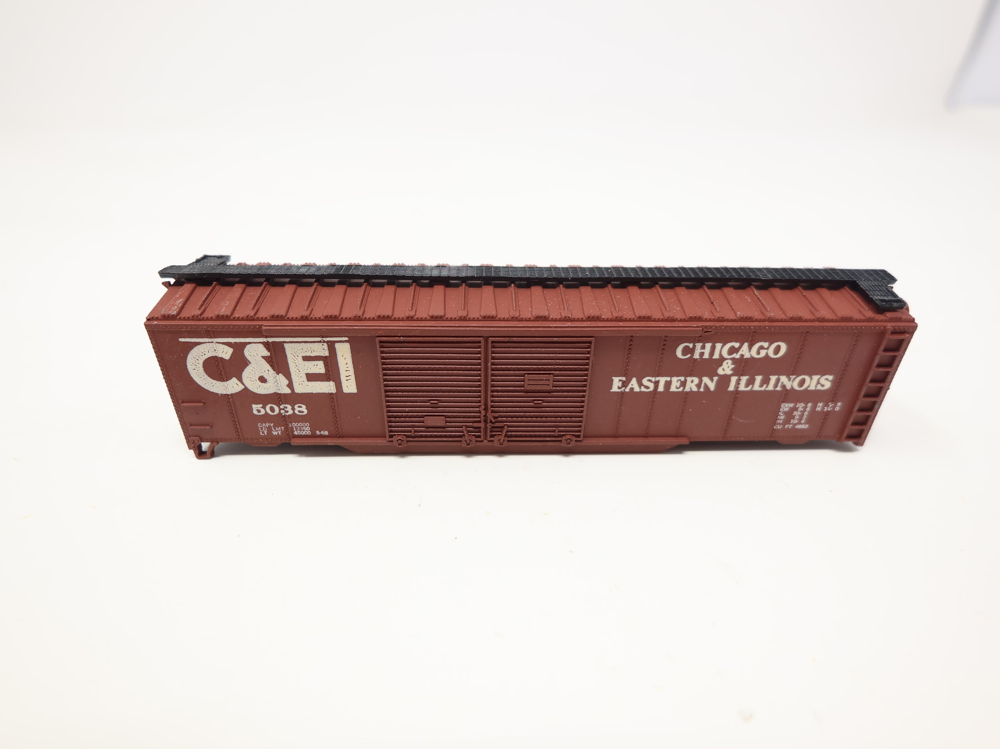 USED Atlas N Scale Double Door Box Car Chicago and Eastern Illinois C&EI #5038 No Trucks/Couplers