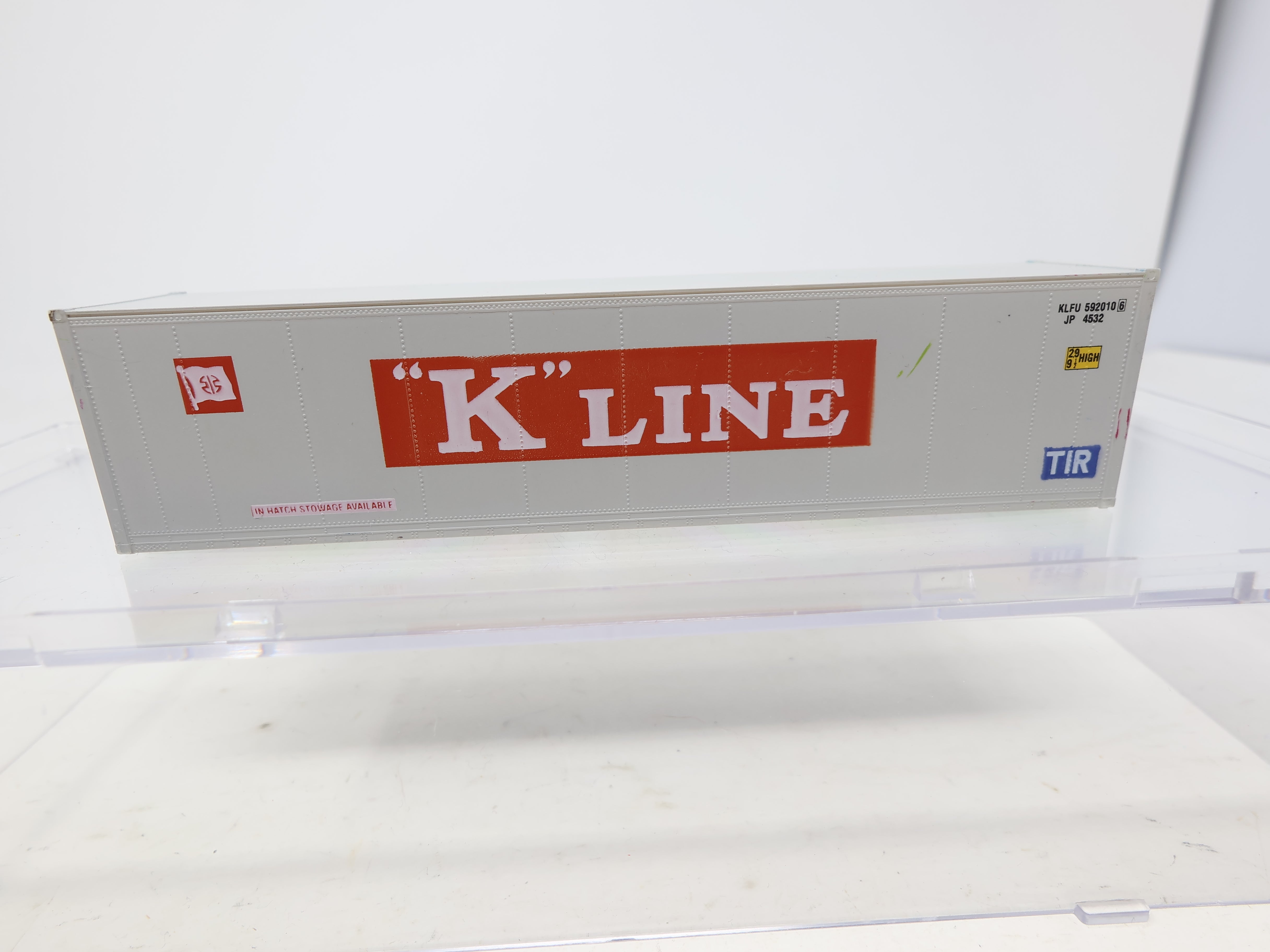 USED HO Scale, 40' Intermodal Container, Kline KLFU #5920106