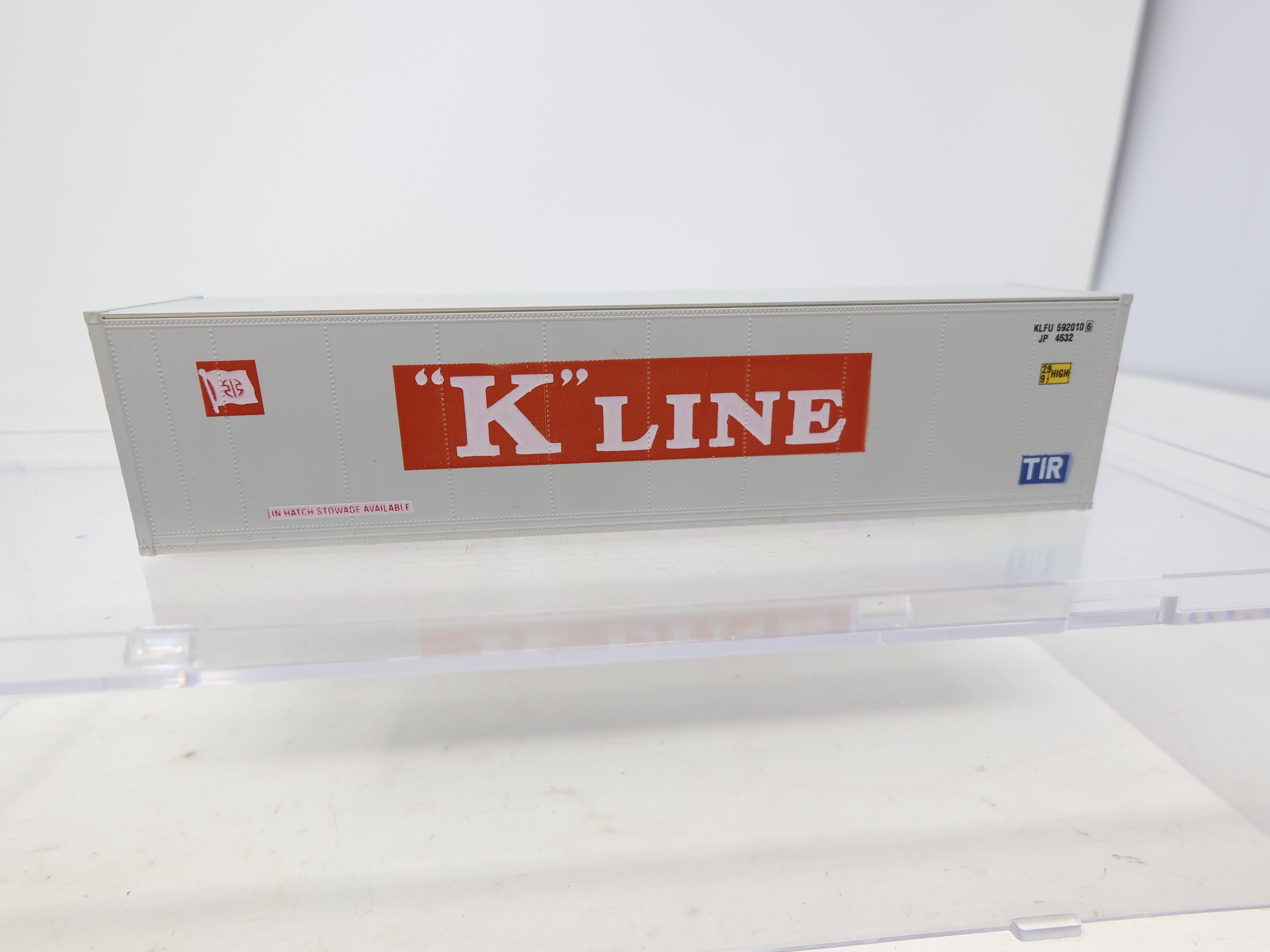 USED HO Scale, 40' Intermodal Container, Kline KLFU #5920106