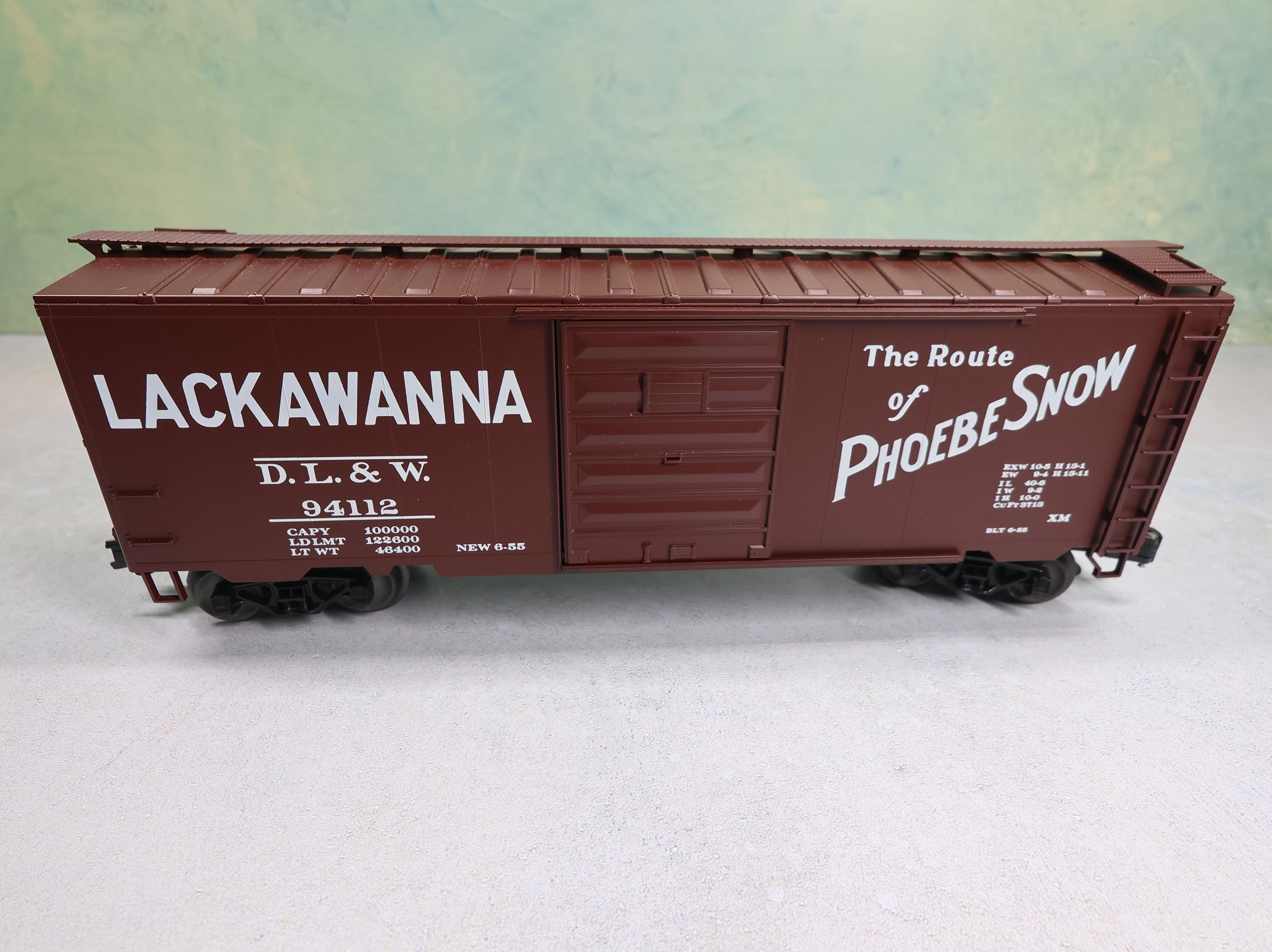 USED Weaver O 40' PS-1 Box Car Lackawanna DL&W #94112