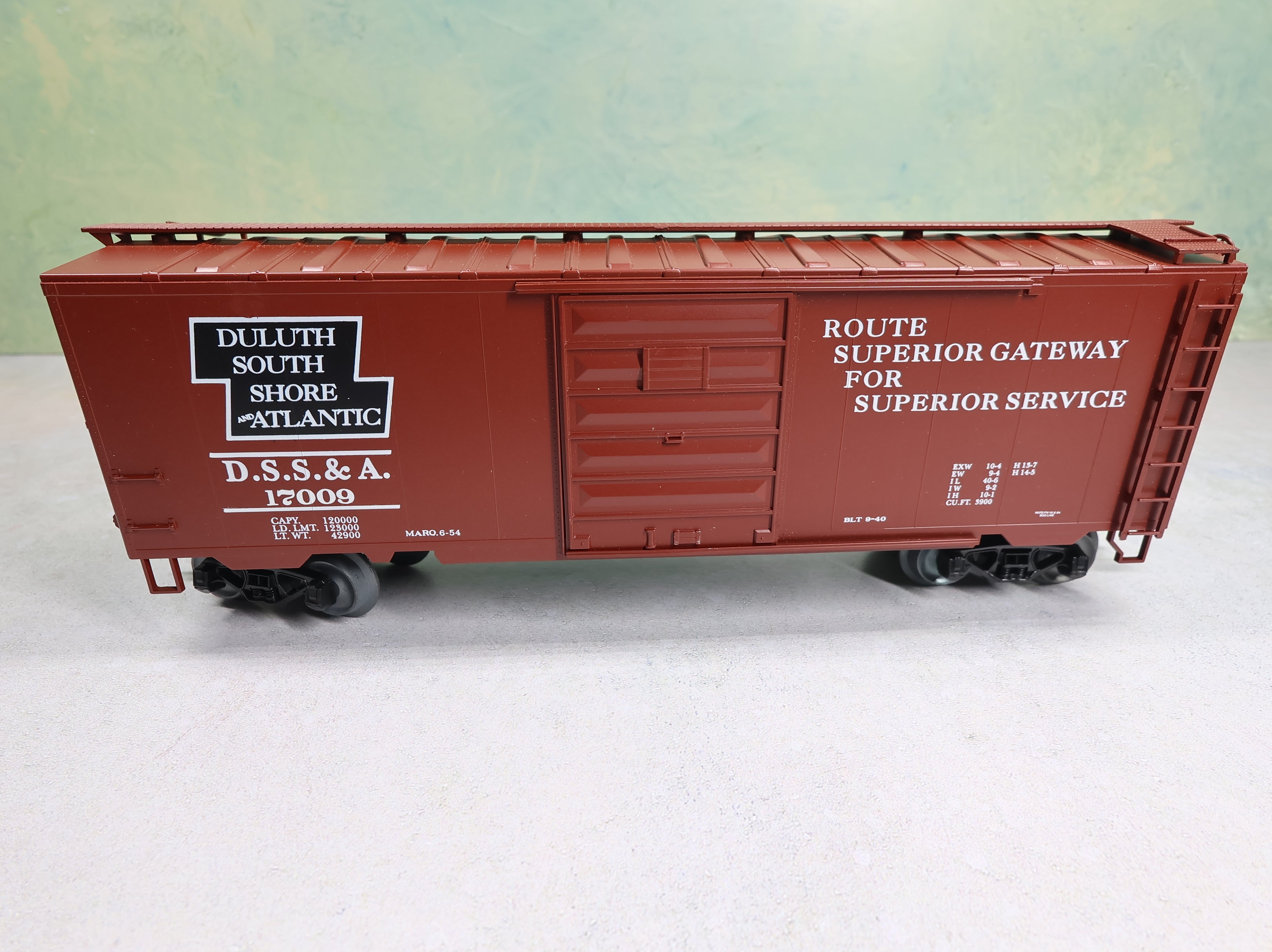 USED Weaver O 40' PS-1 Box Car Duluth South Shore & Atlantic DSS&A #17009