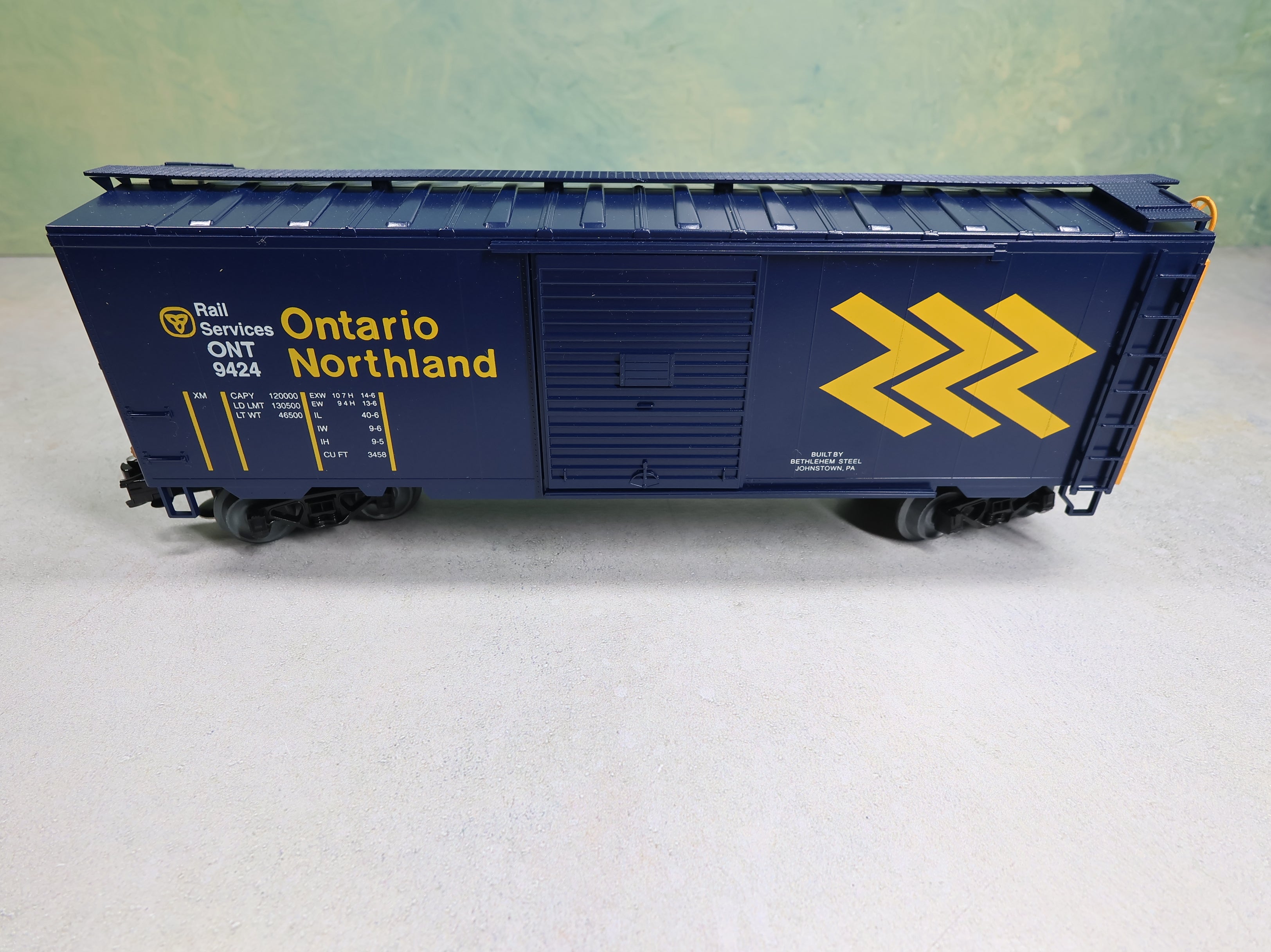 USED Weaver O 40' PS-1 Box Car Ontario Northland ONT #9424