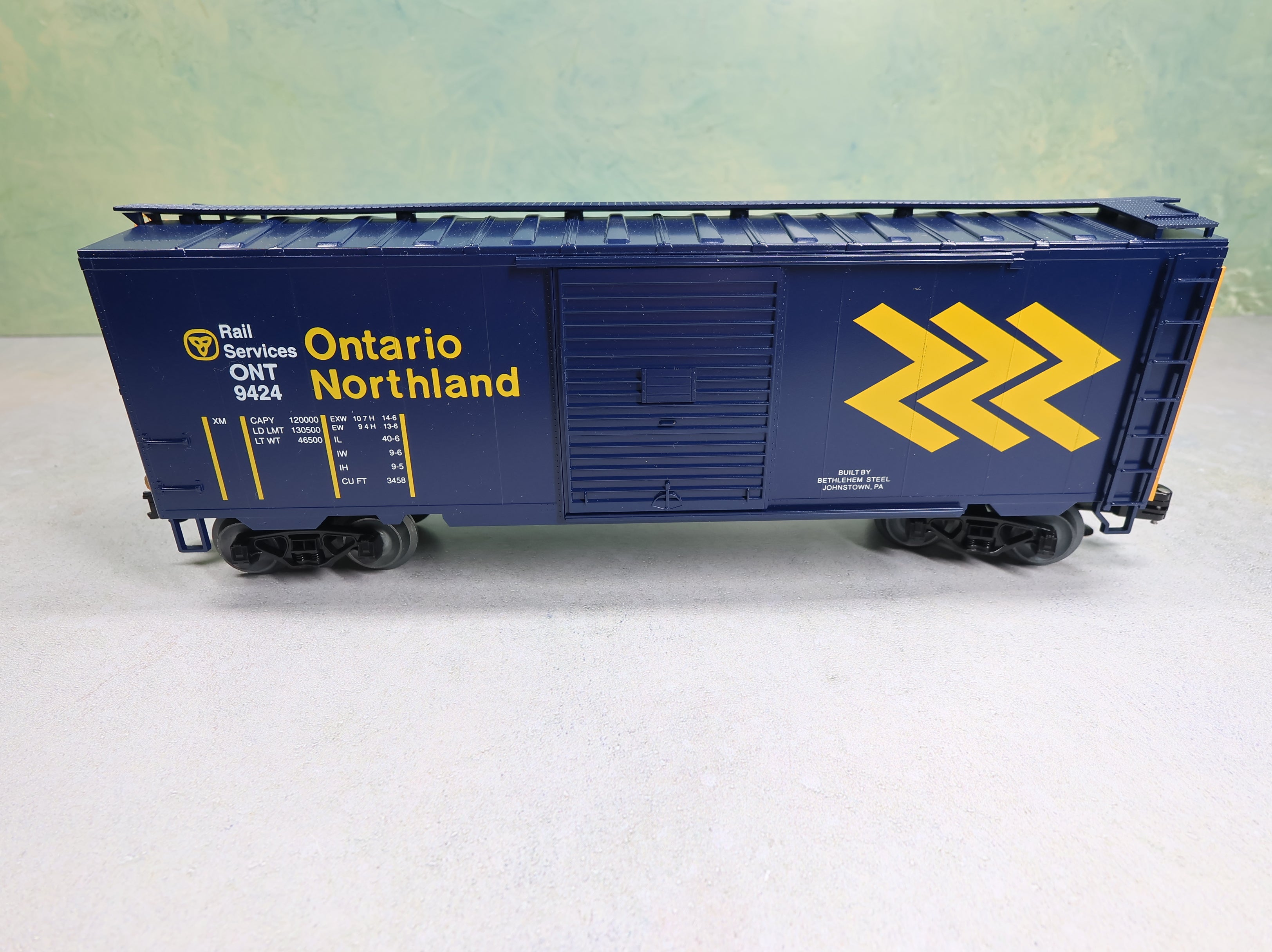 USED Weaver O 40' PS-1 Box Car Ontario Northland ONT #9424